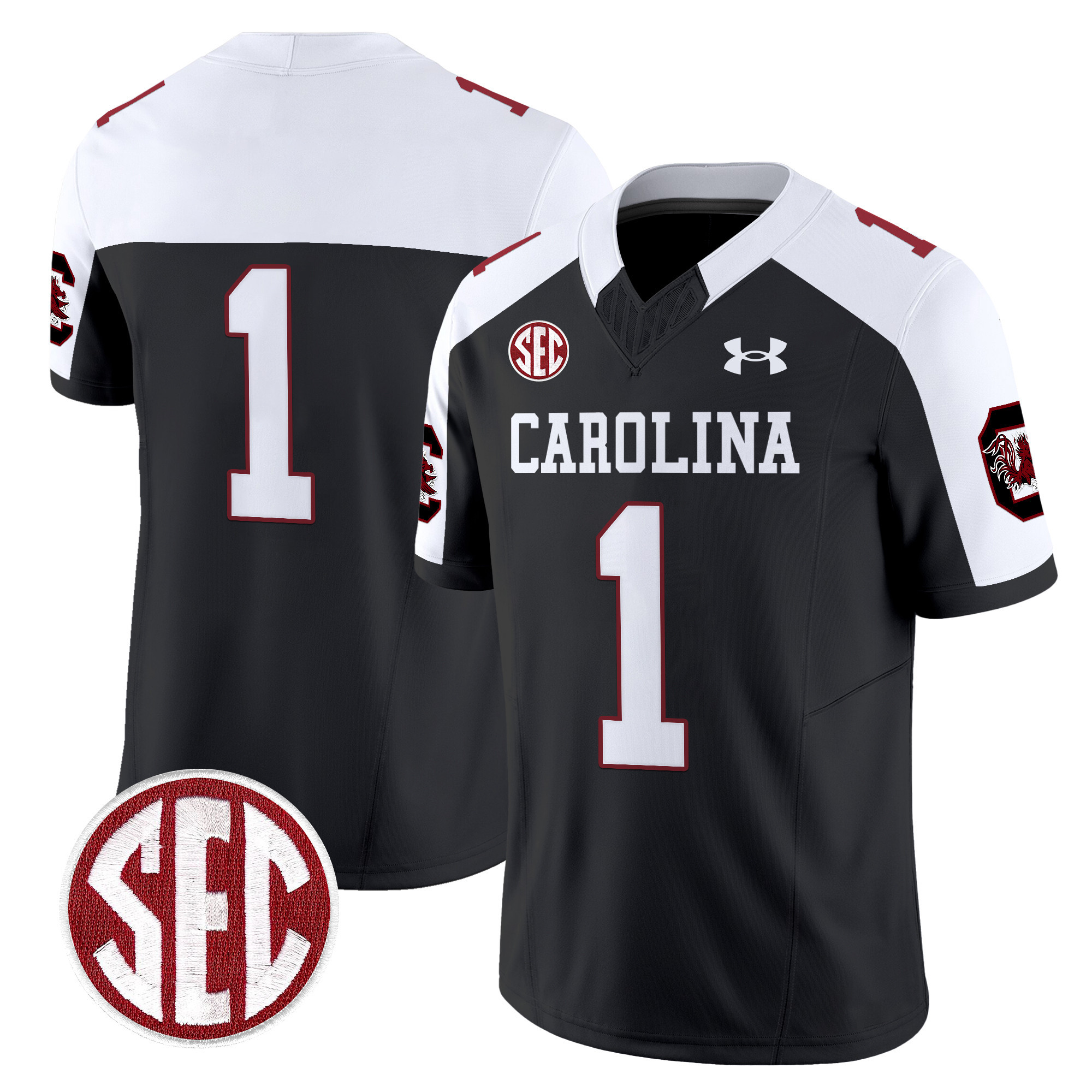 Men's South Carolina Gamecocks 1980 Throwback Vapor Limited Jersey V2 - All Stitched