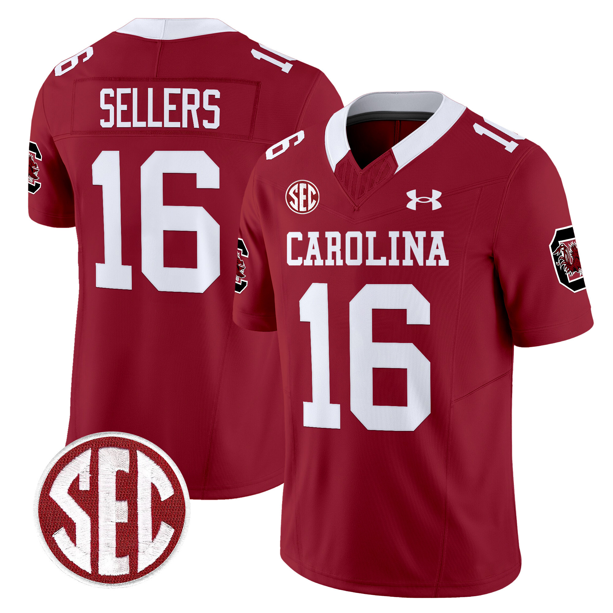 Men's South Carolina Gamecocks 1980 Throwback Vapor Limited Jersey V2 - All Stitched
