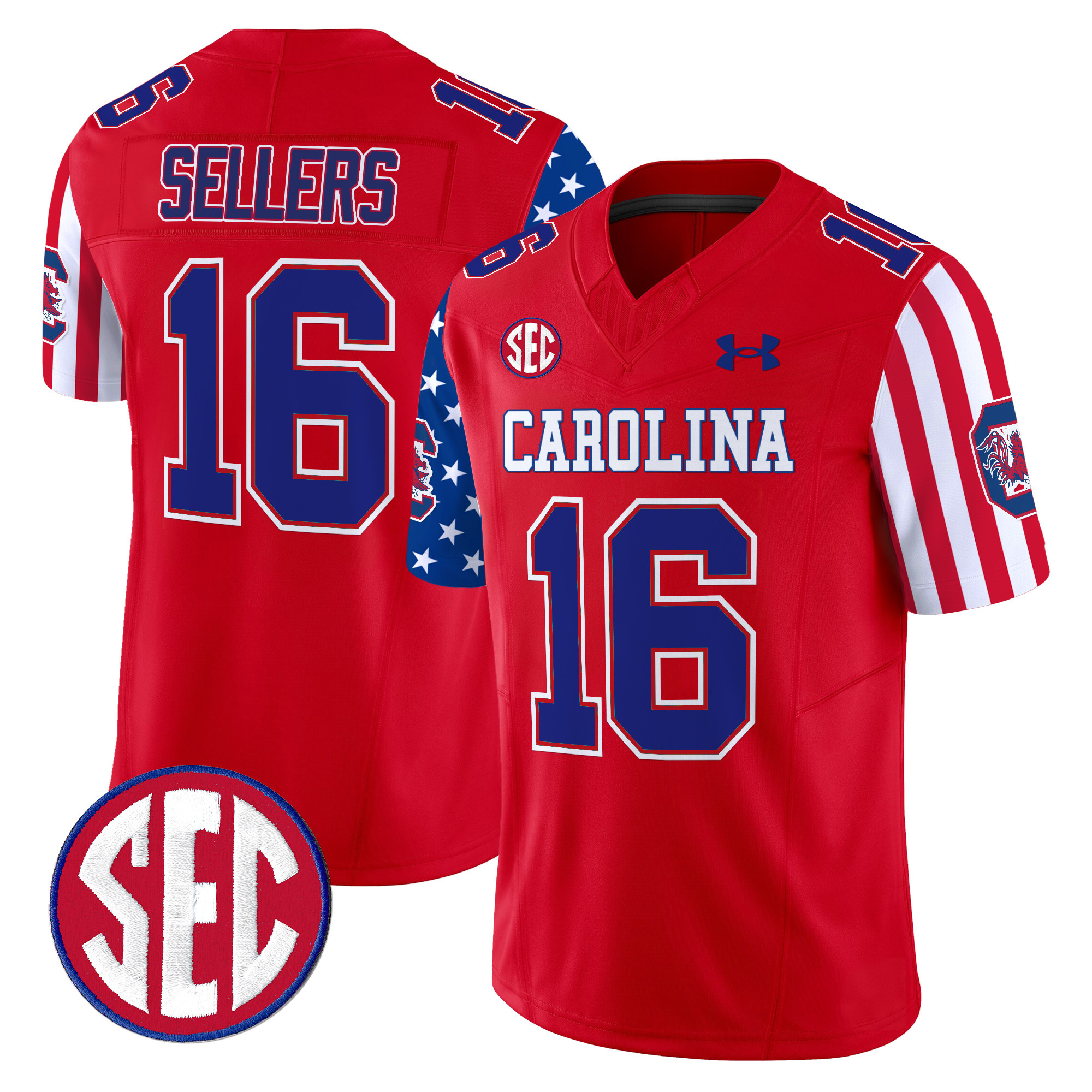 Men's South Carolina Gamecocks American Style Vapor Limited Jersey - All Stitched