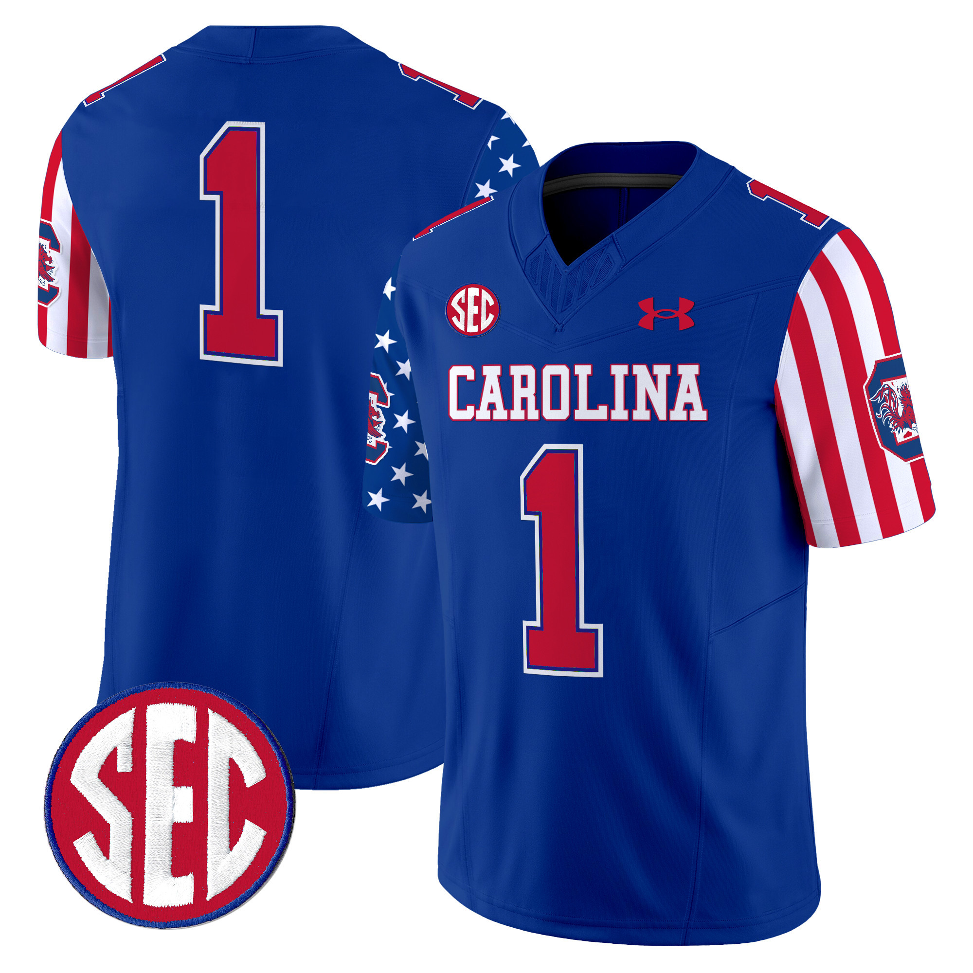 Men's South Carolina Gamecocks American Style Vapor Limited Jersey - All Stitched