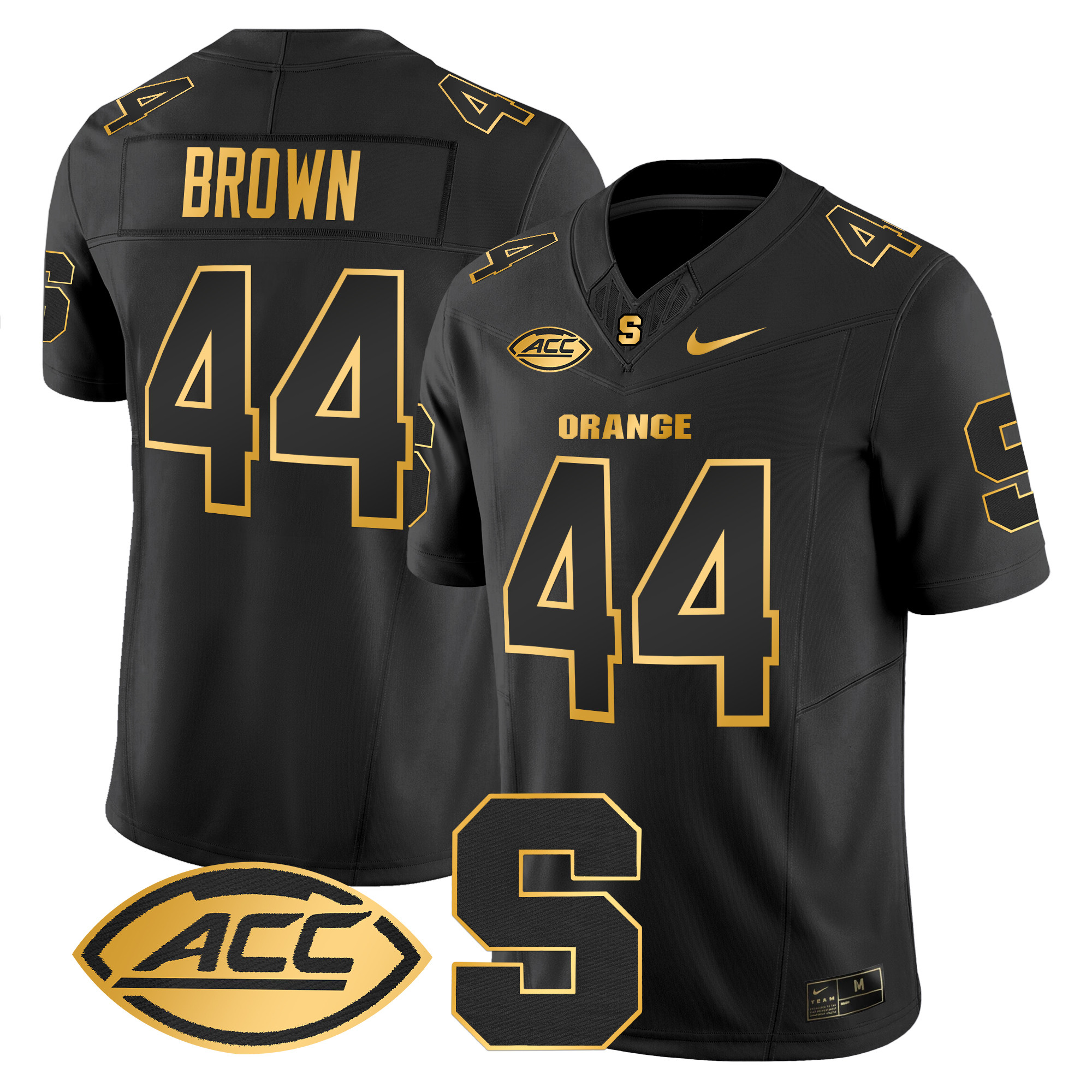 Men's Syracuse Orange 2024 Gold Vapor Limited Jersey - All stitched