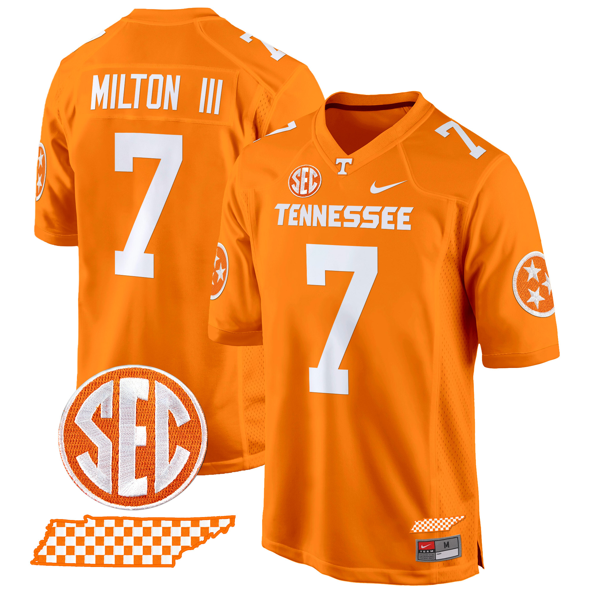 Men's Tennessee Volunteers 2024 Game Jersey - All Stitched