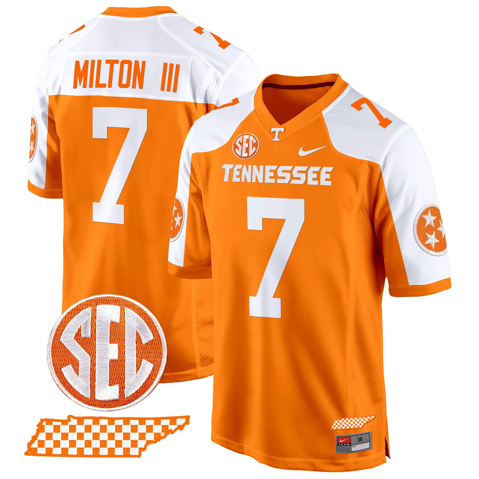 Men's Tennessee Volunteers 2024 Game Jersey - All Stitched