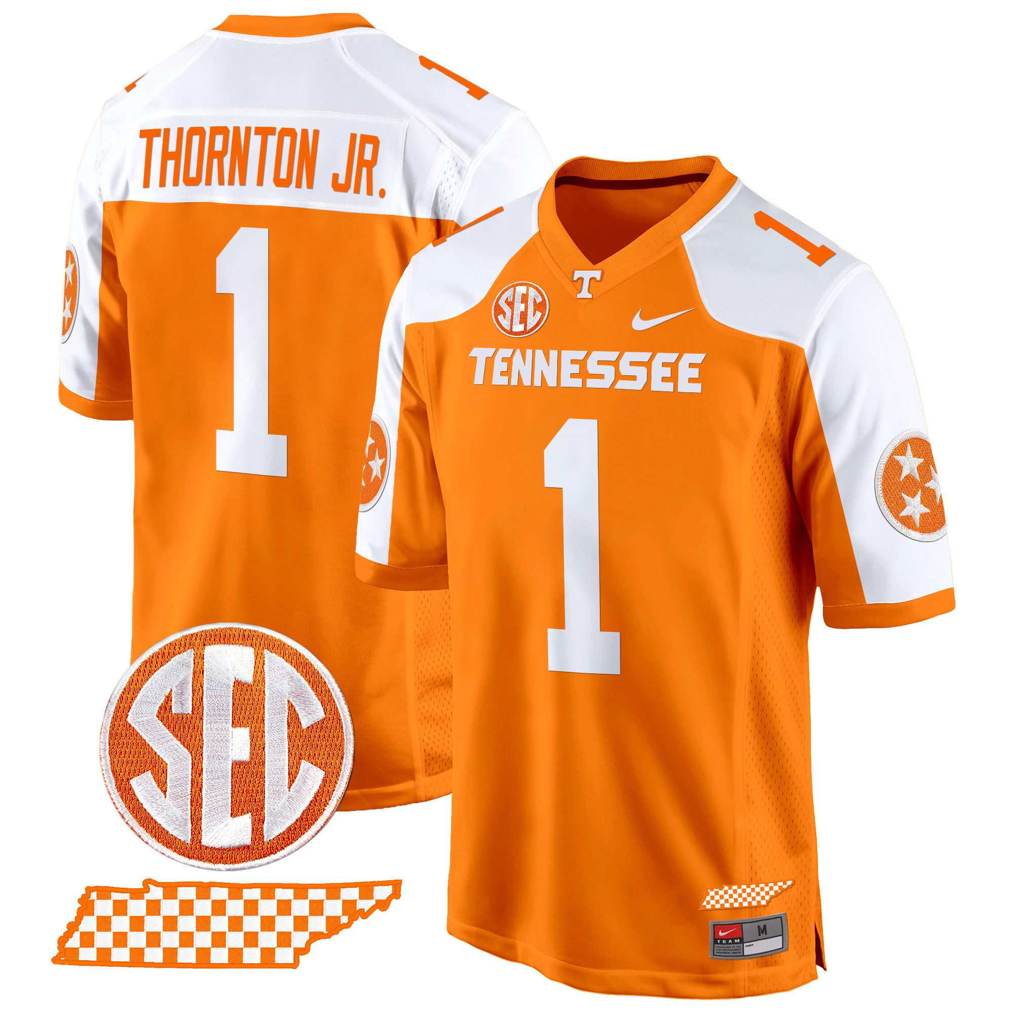 Men's Tennessee Volunteers 2024 Game Jersey - All Stitched