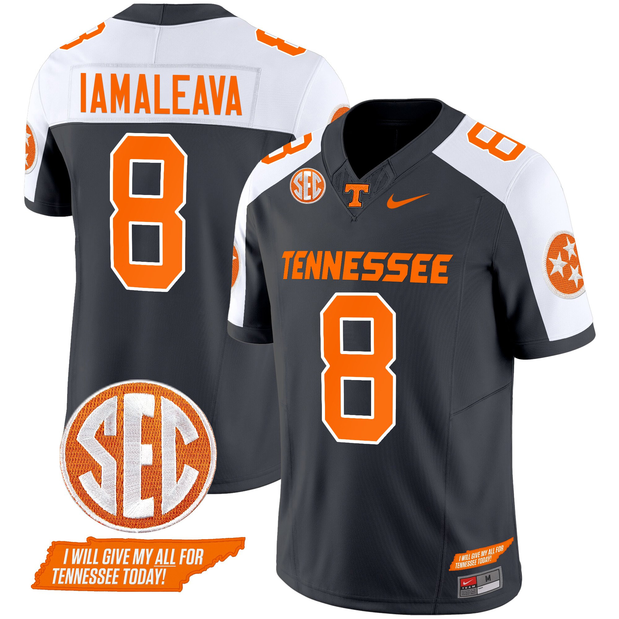 Men's Tennessee Volunteers 2024 Vapor Limited Jersey V3 - All Stitched