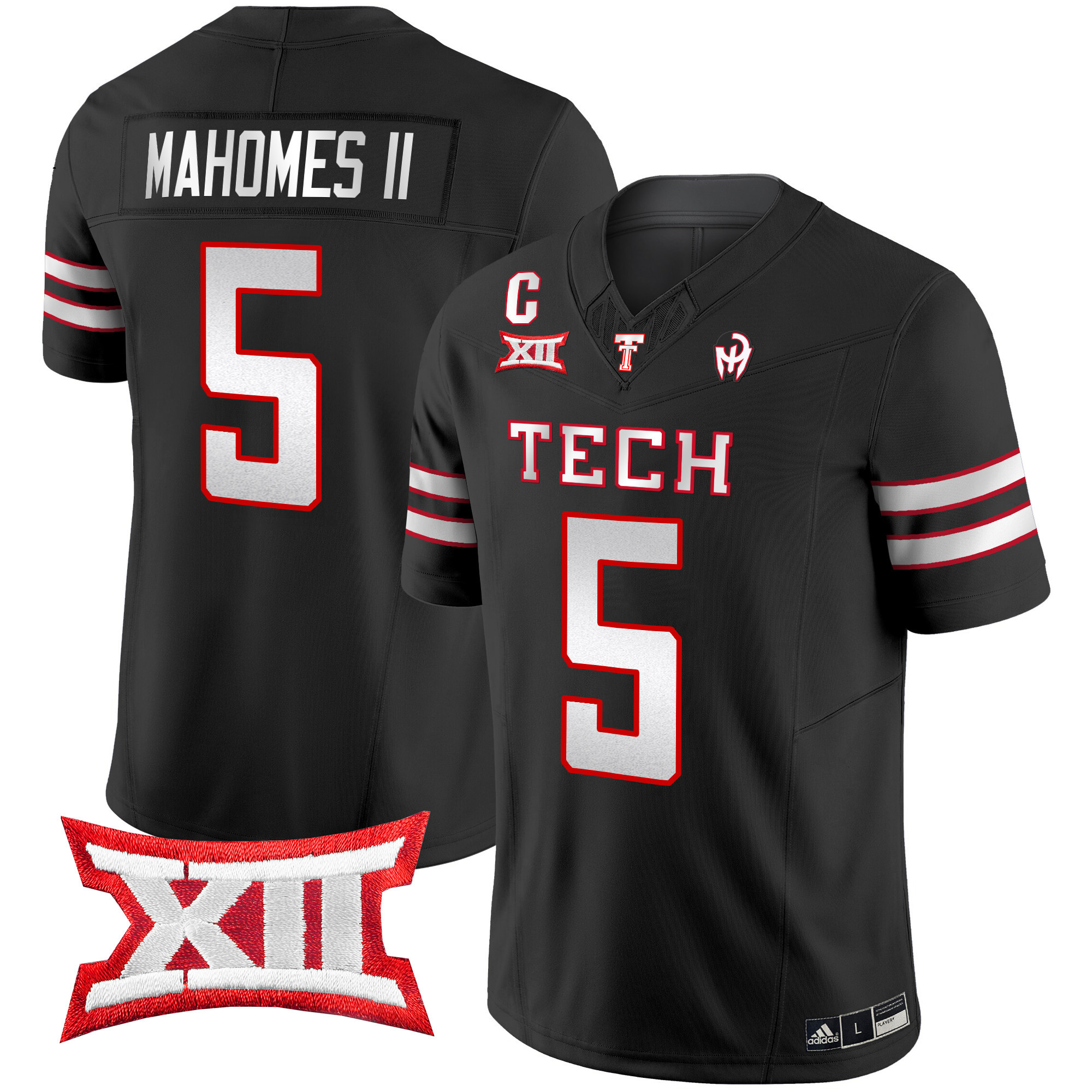 Men's Texas Tech Red Raiders 2024 Patrick Mahomes Symbol Vapor Limited Jersey - All Stitched