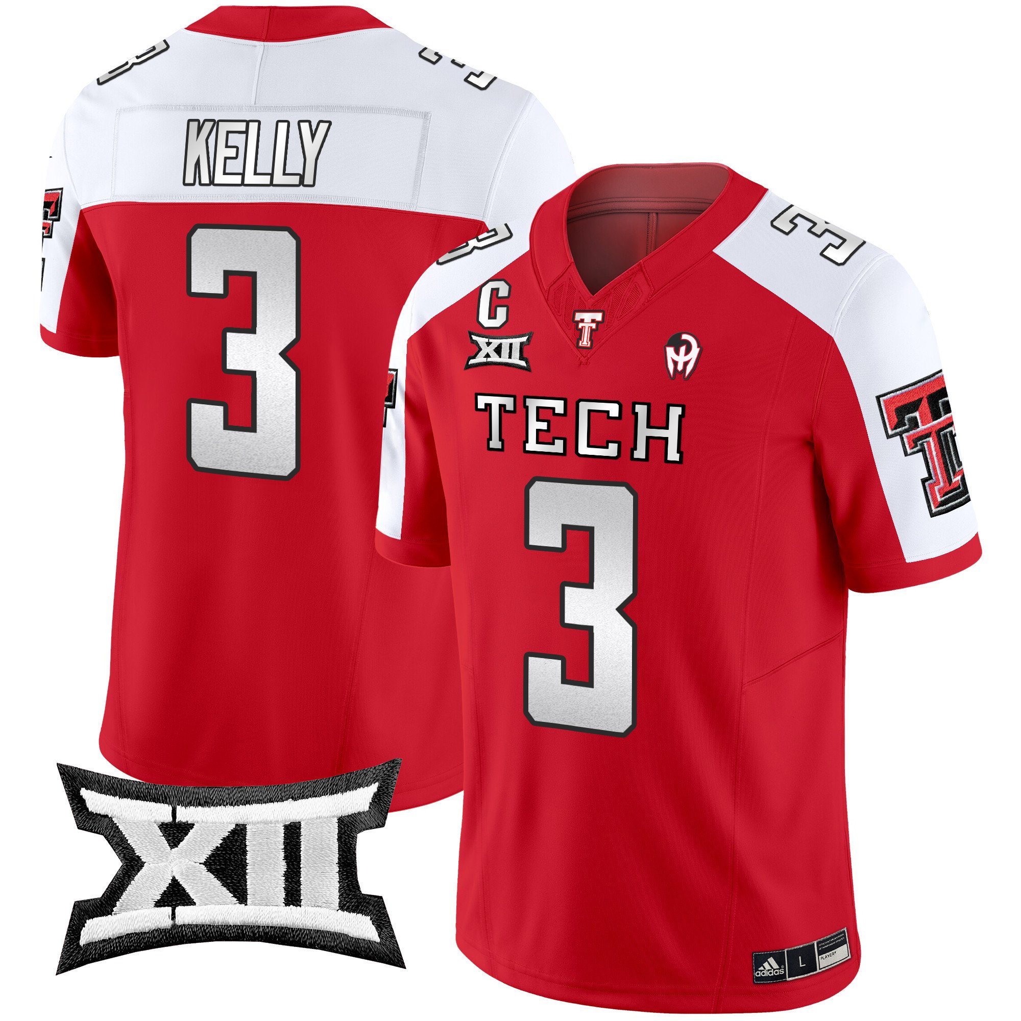Men's Texas Tech Red Raiders 2024 Patrick Mahomes Symbol Vapor Limited Jersey - All Stitched
