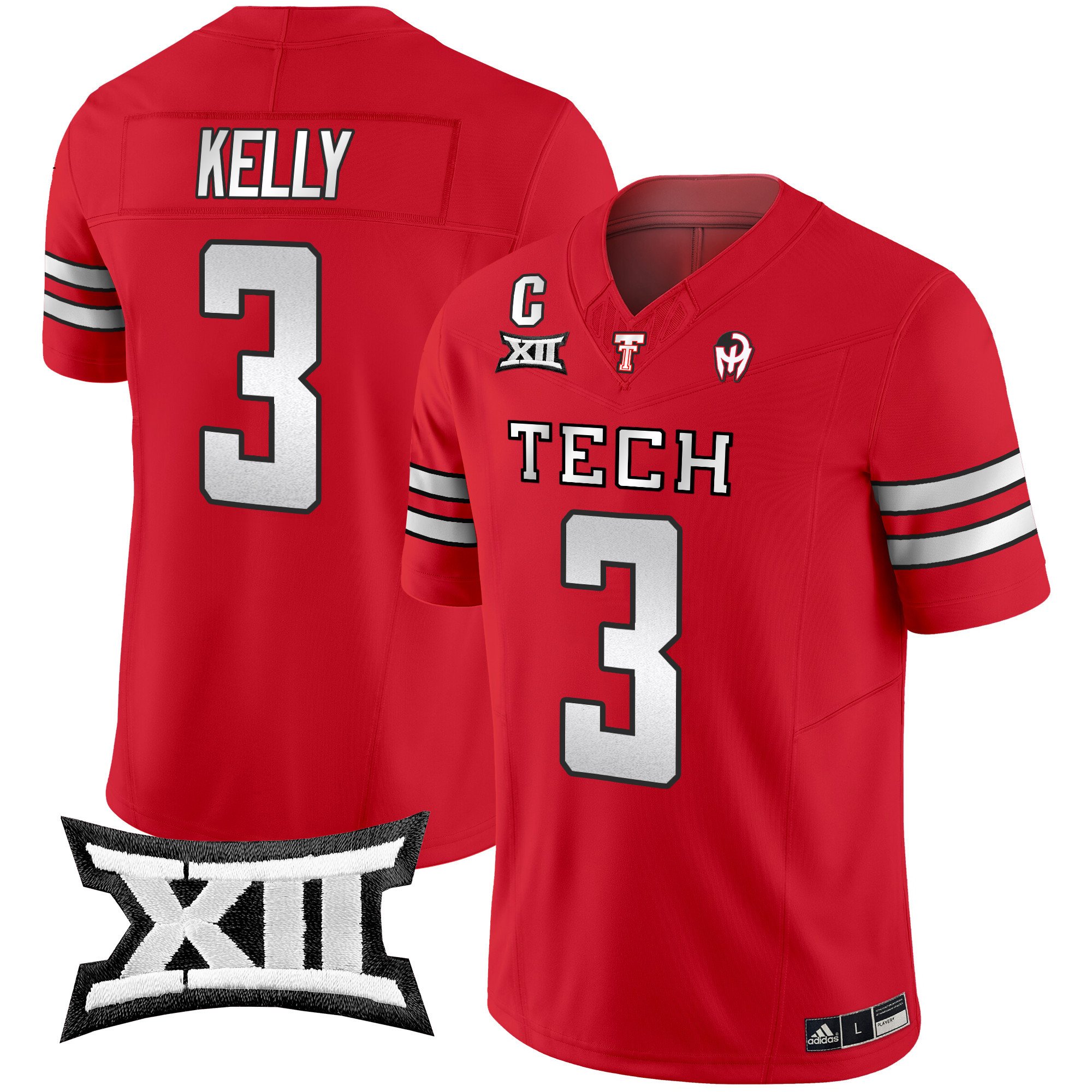 Men's Texas Tech Red Raiders 2024 Patrick Mahomes Symbol Vapor Limited Jersey - All Stitched