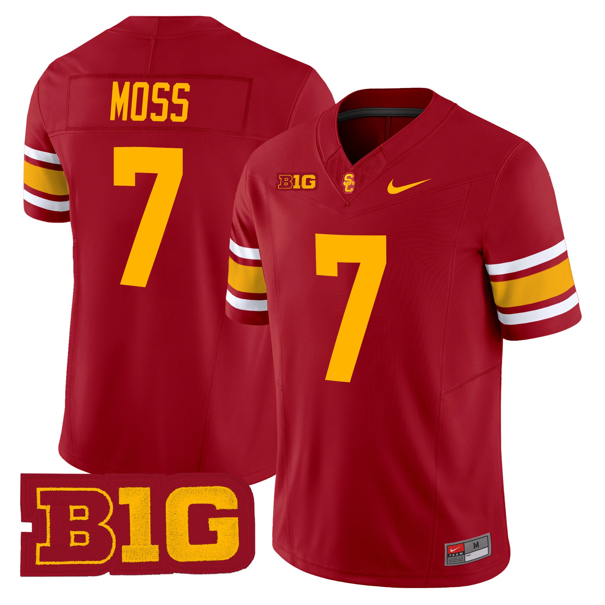 Men's USC Trojans Throwback 2024 Vapor Limited Jersey - All Stitched