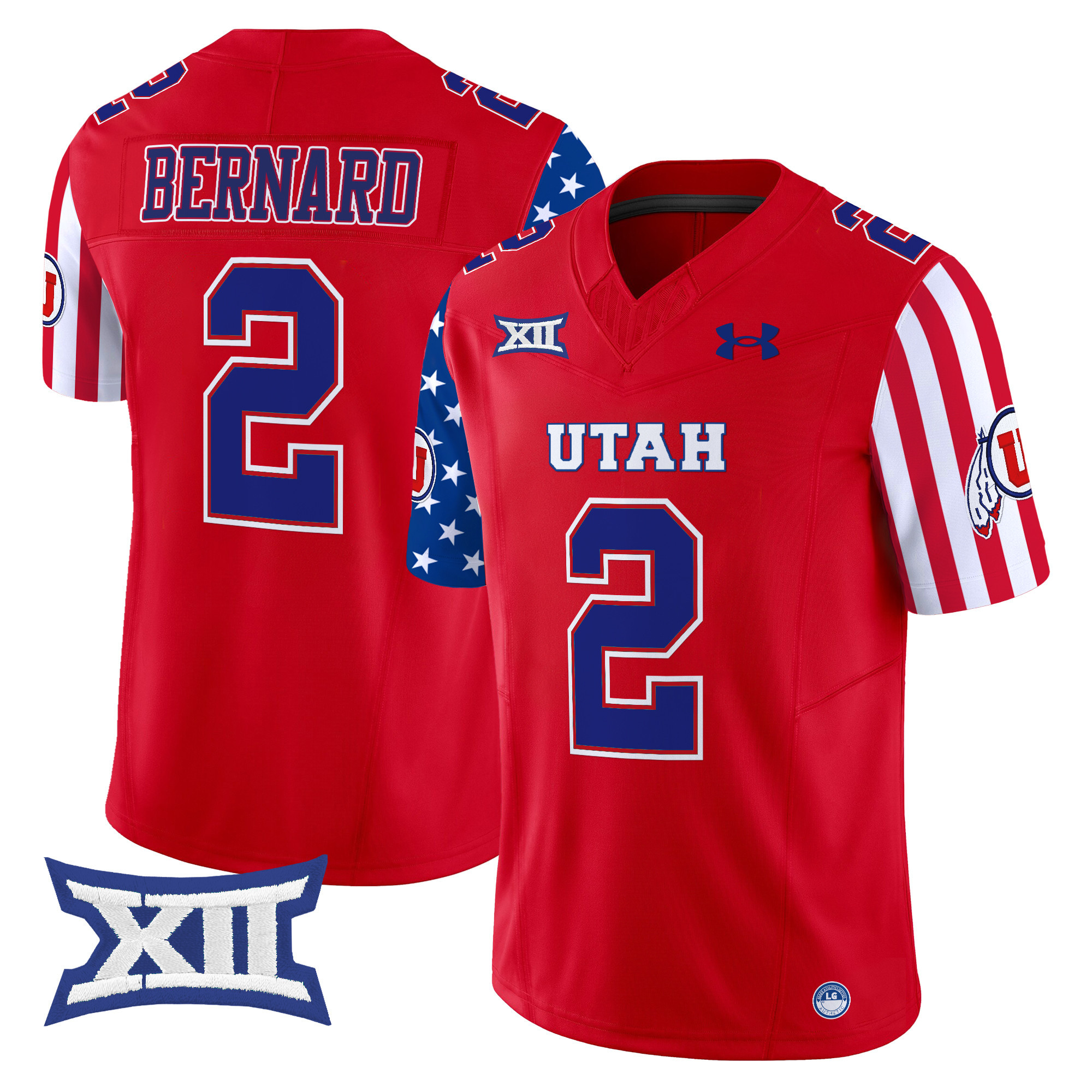 Men's Utah Utes American Style Vapor Limited Jersey - All Stitched