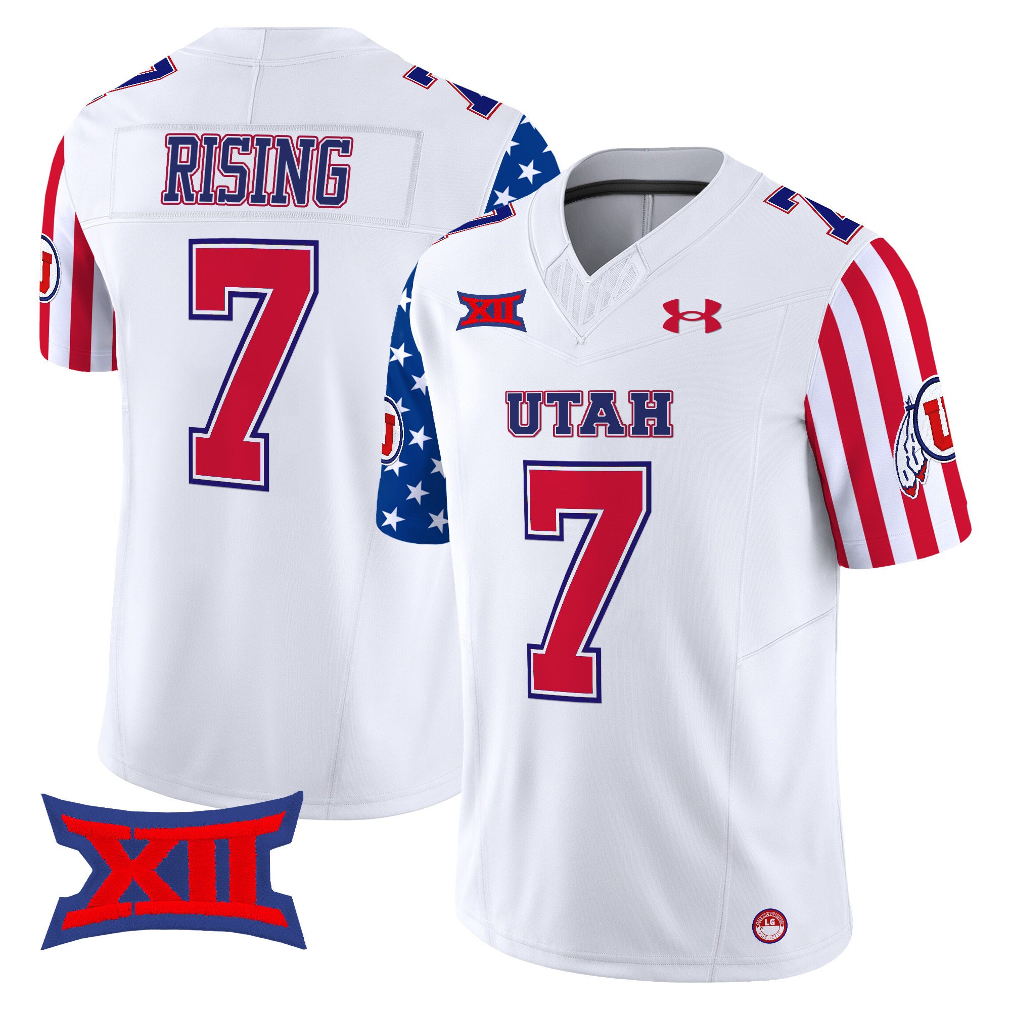Men's Utah Utes American Style Vapor Limited Jersey - All Stitched