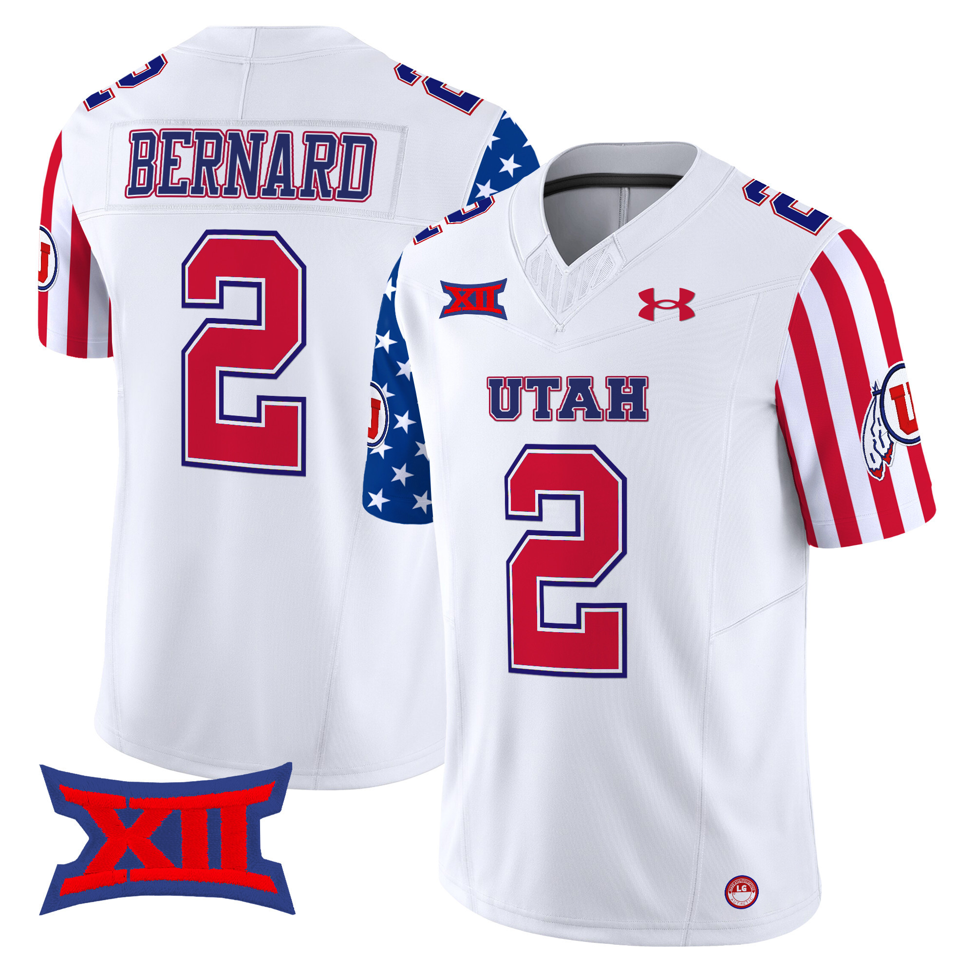 Men's Utah Utes American Style Vapor Limited Jersey - All Stitched