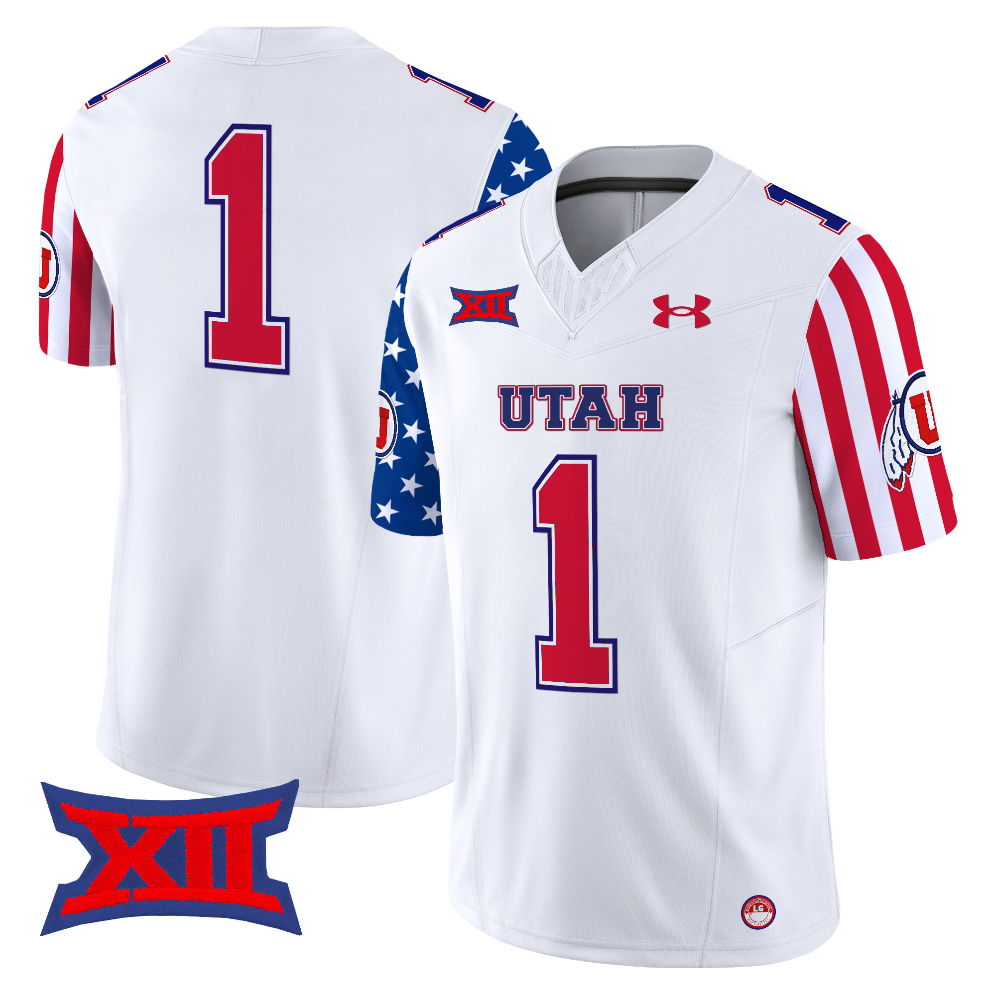 Men's Utah Utes American Style Vapor Limited Jersey - All Stitched