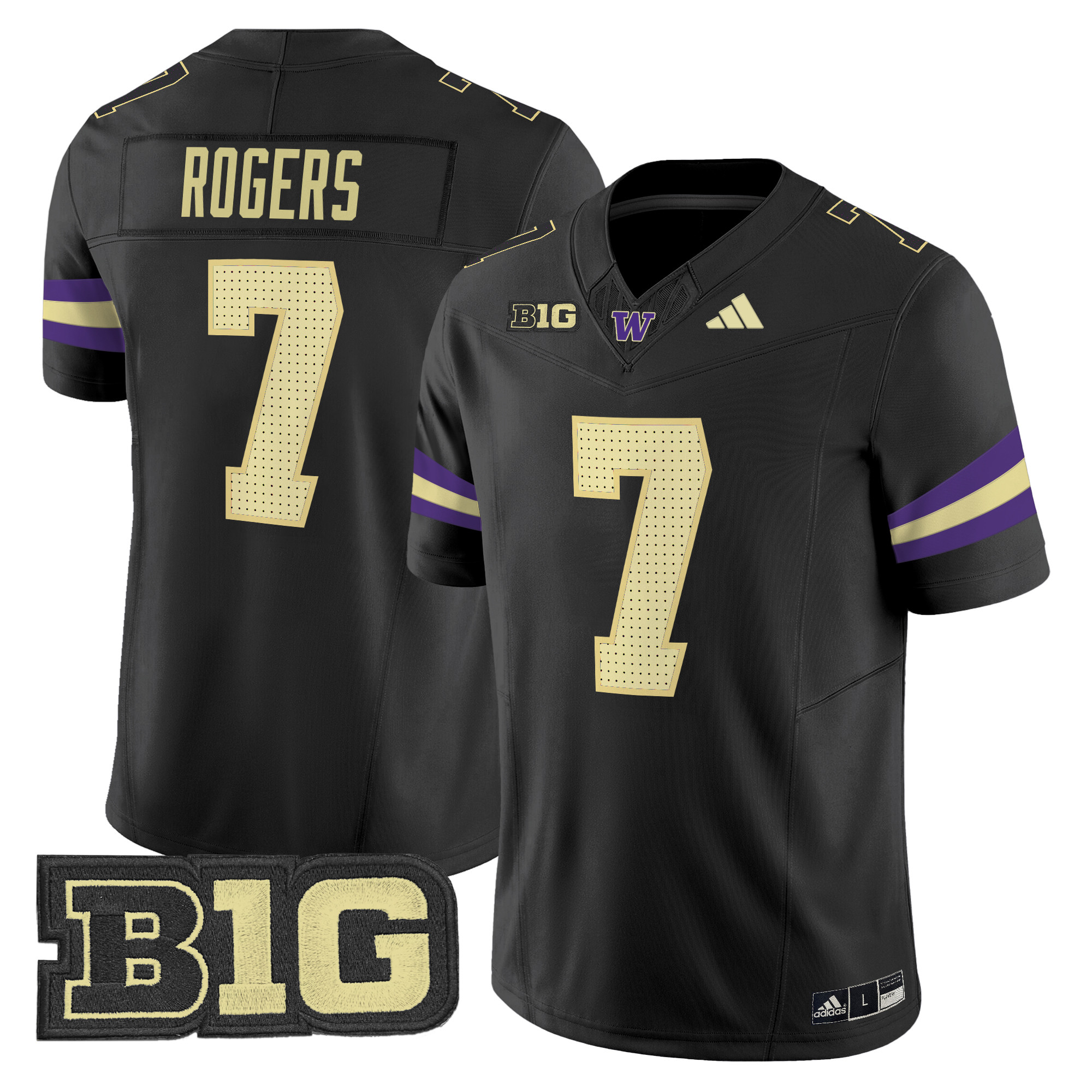 Men's Washington Huskies 2024 Vapor Limited Jersey V5 - All Stitched