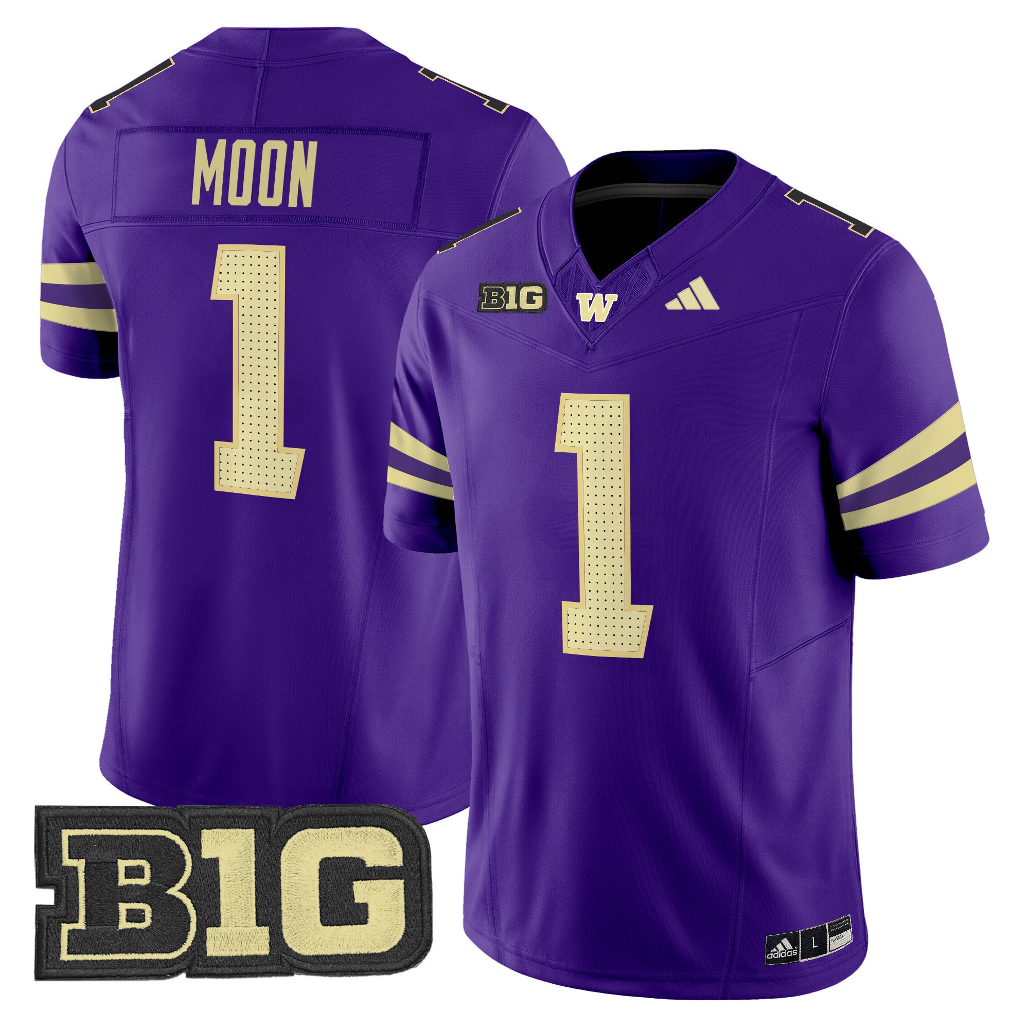 Men's Washington Huskies 2024 Vapor Limited Jersey V5 - All Stitched