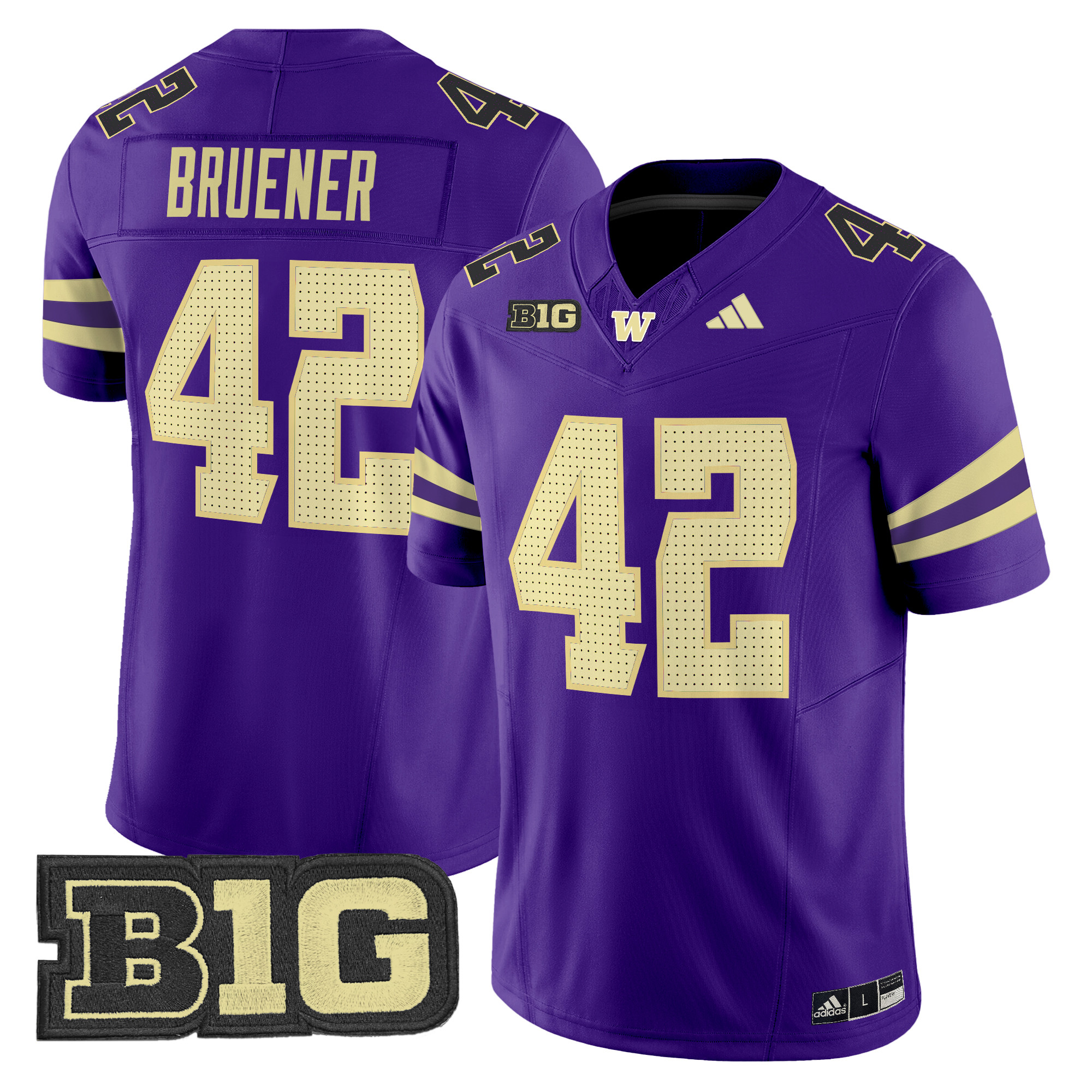 Men's Washington Huskies 2024 Vapor Limited Jersey V5 - All Stitched