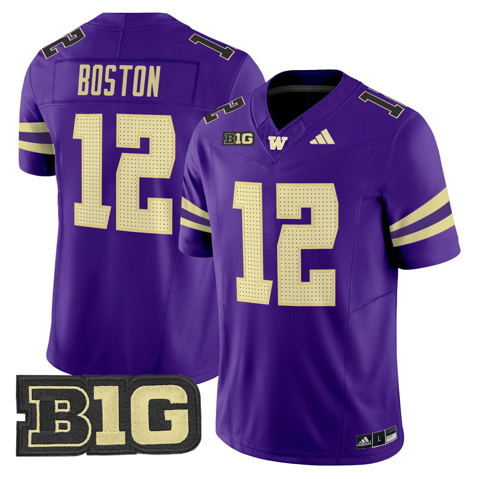 Men's Washington Huskies 2024 Vapor Limited Jersey V5 - All Stitched