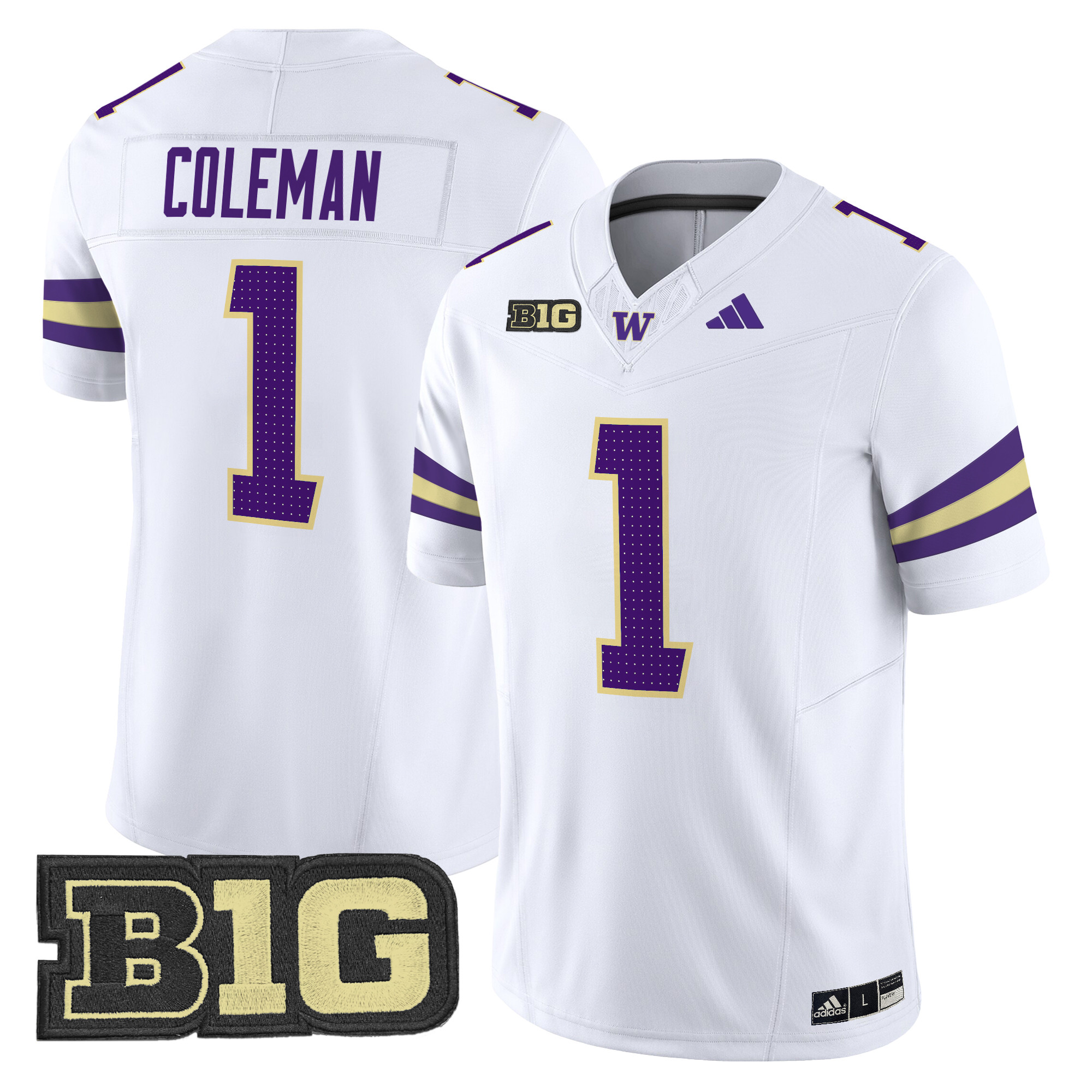 Men's Washington Huskies 2024 Vapor Limited Jersey V5 - All Stitched