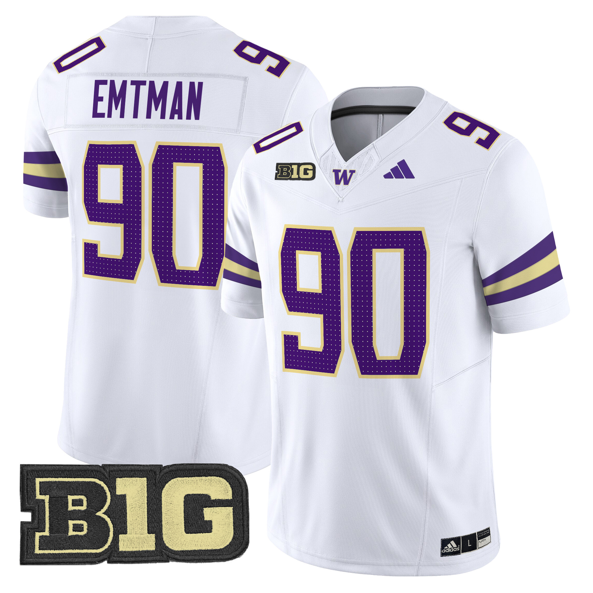 Men's Washington Huskies 2024 Vapor Limited Jersey V5 - All Stitched