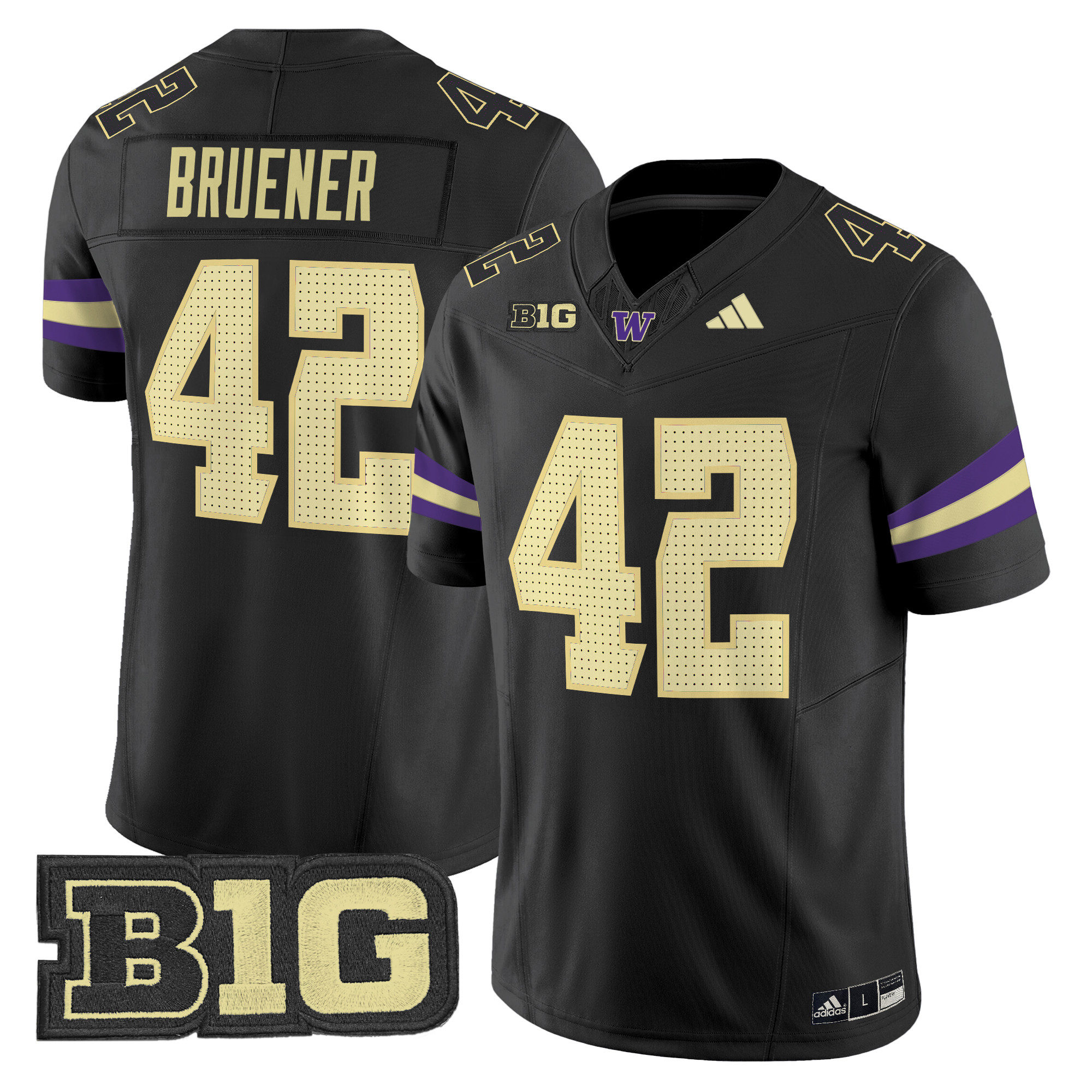 Men's Washington Huskies 2024 Vapor Limited Jersey V5 - All Stitched