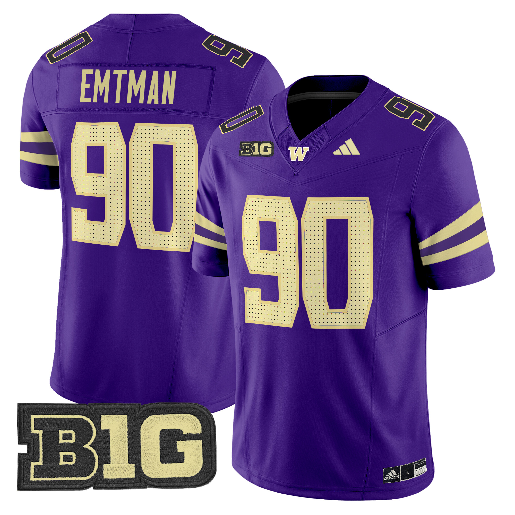 Men's Washington Huskies 2024 Vapor Limited Jersey V5 - All Stitched