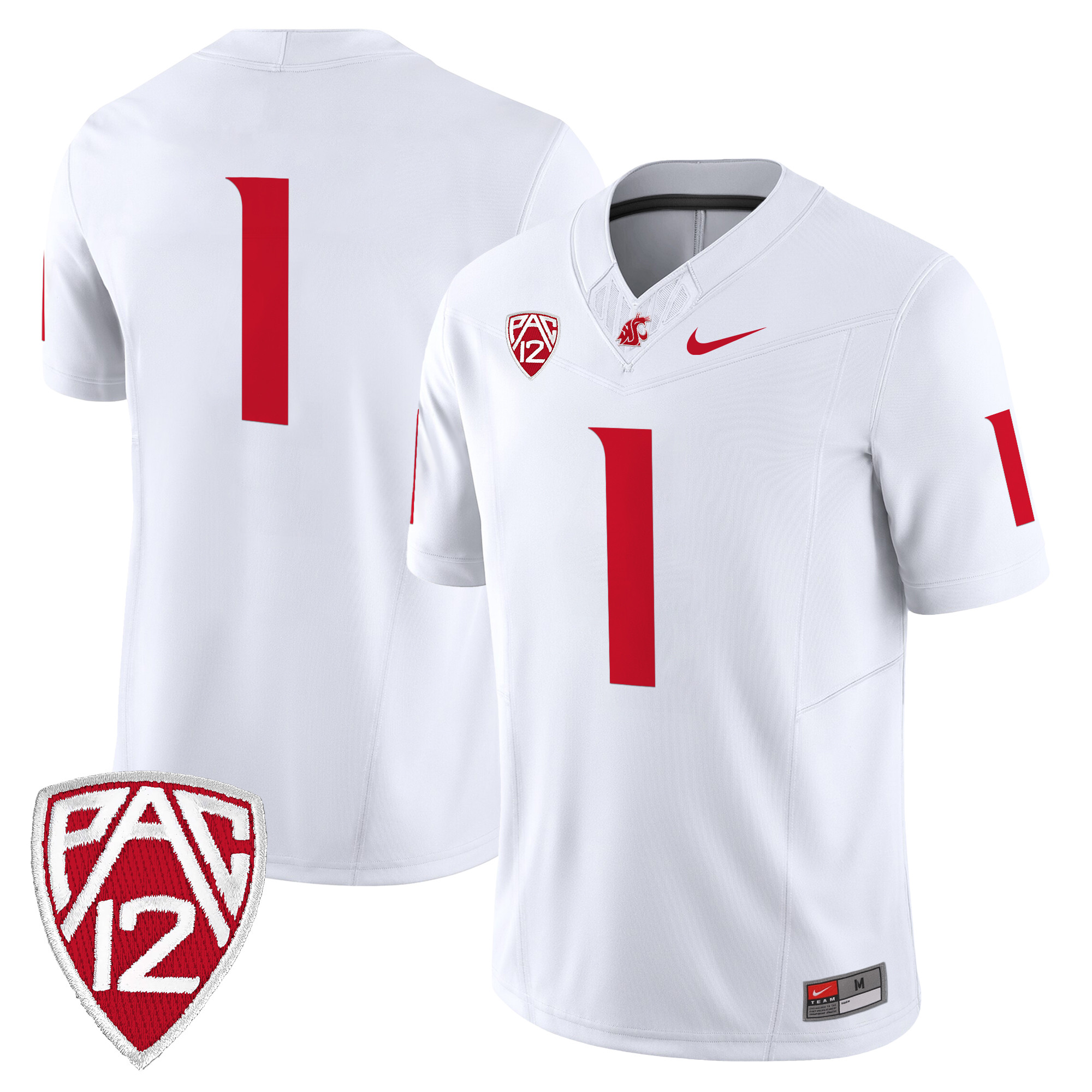 Men's Washington State Cougars 2024 Vapor Limited Jersey - All Stitched