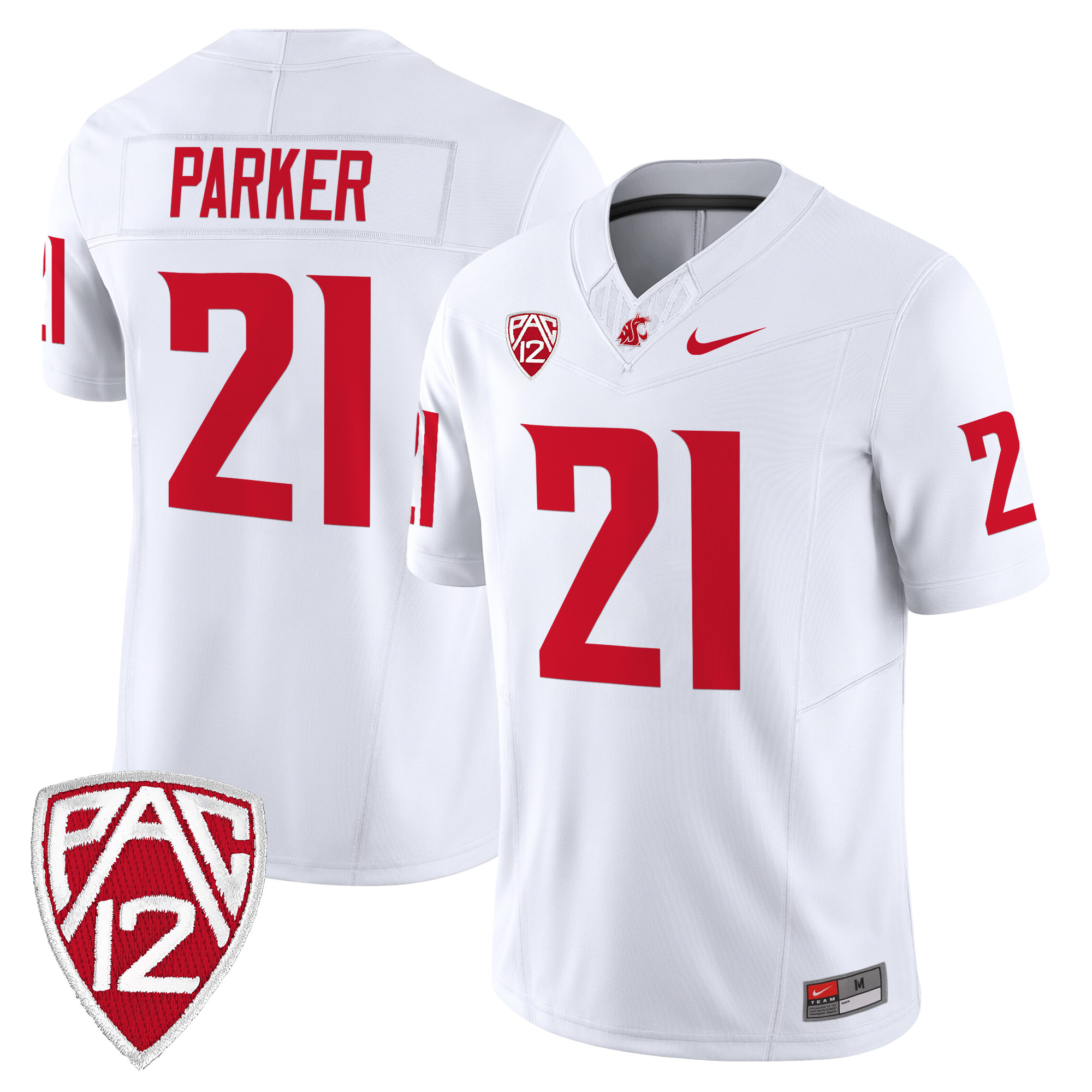 Men's Washington State Cougars 2024 Vapor Limited Jersey - All Stitched