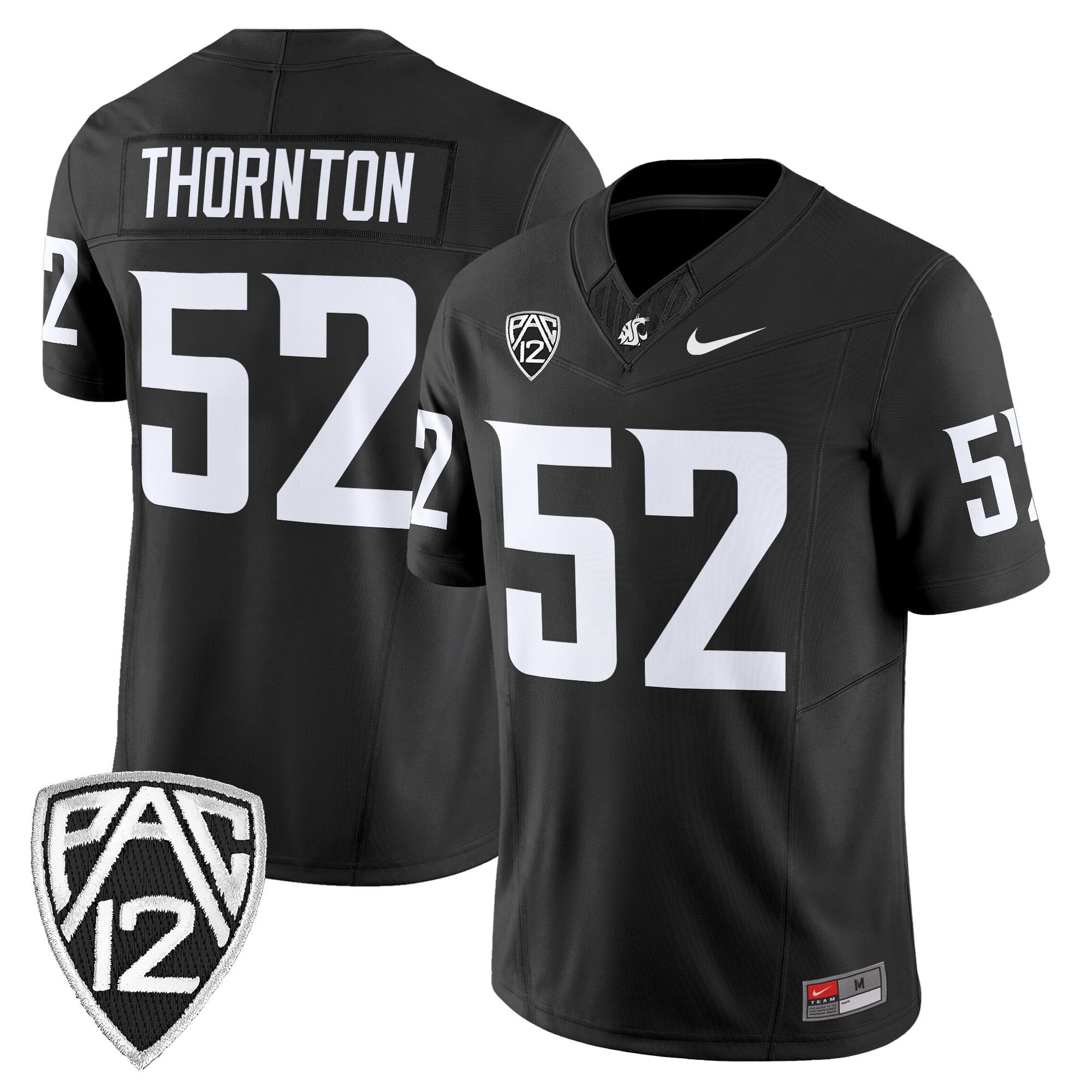Men's Washington State Cougars 2024 Vapor Limited Jersey - All Stitched