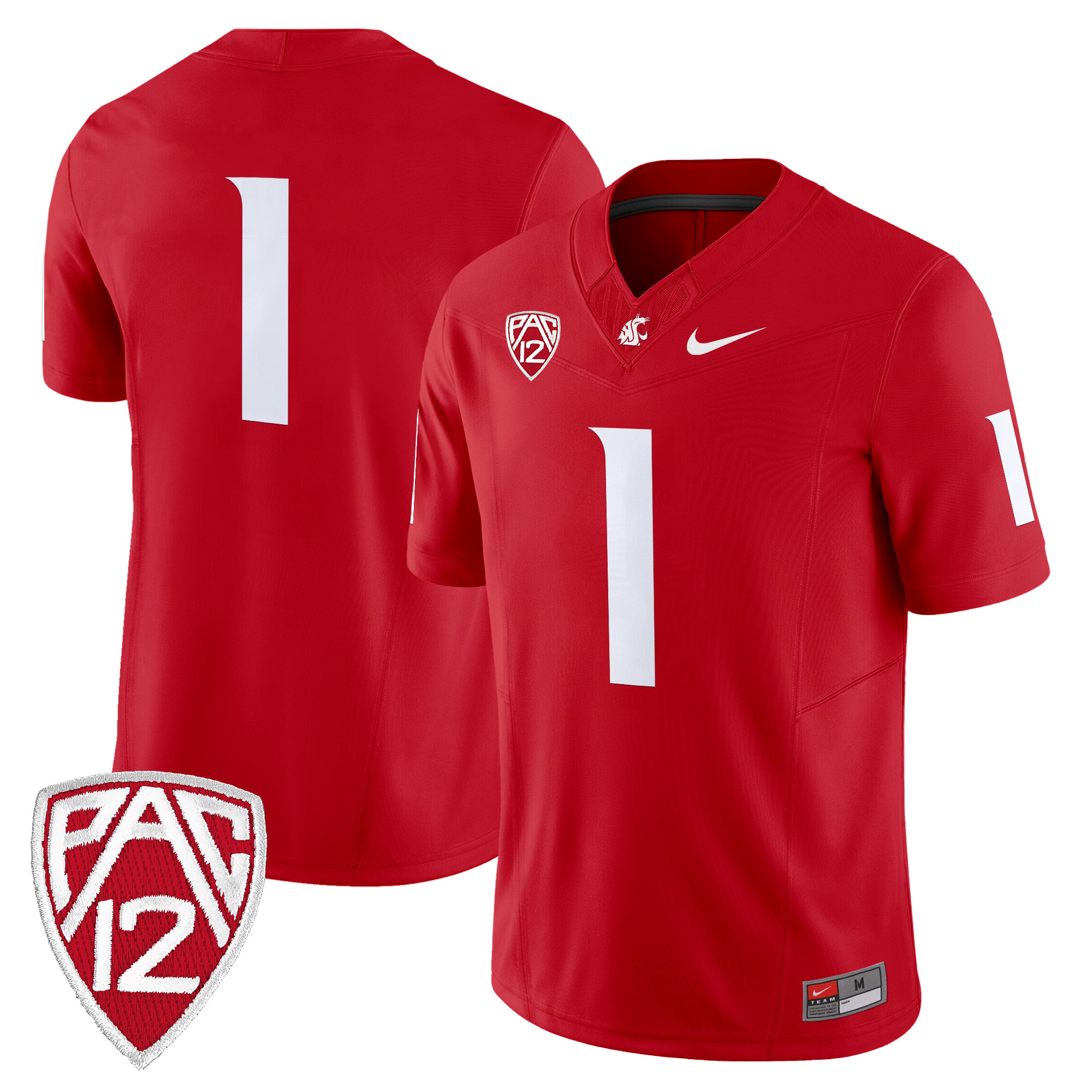 Men's Washington State Cougars 2024 Vapor Limited Jersey - All Stitched