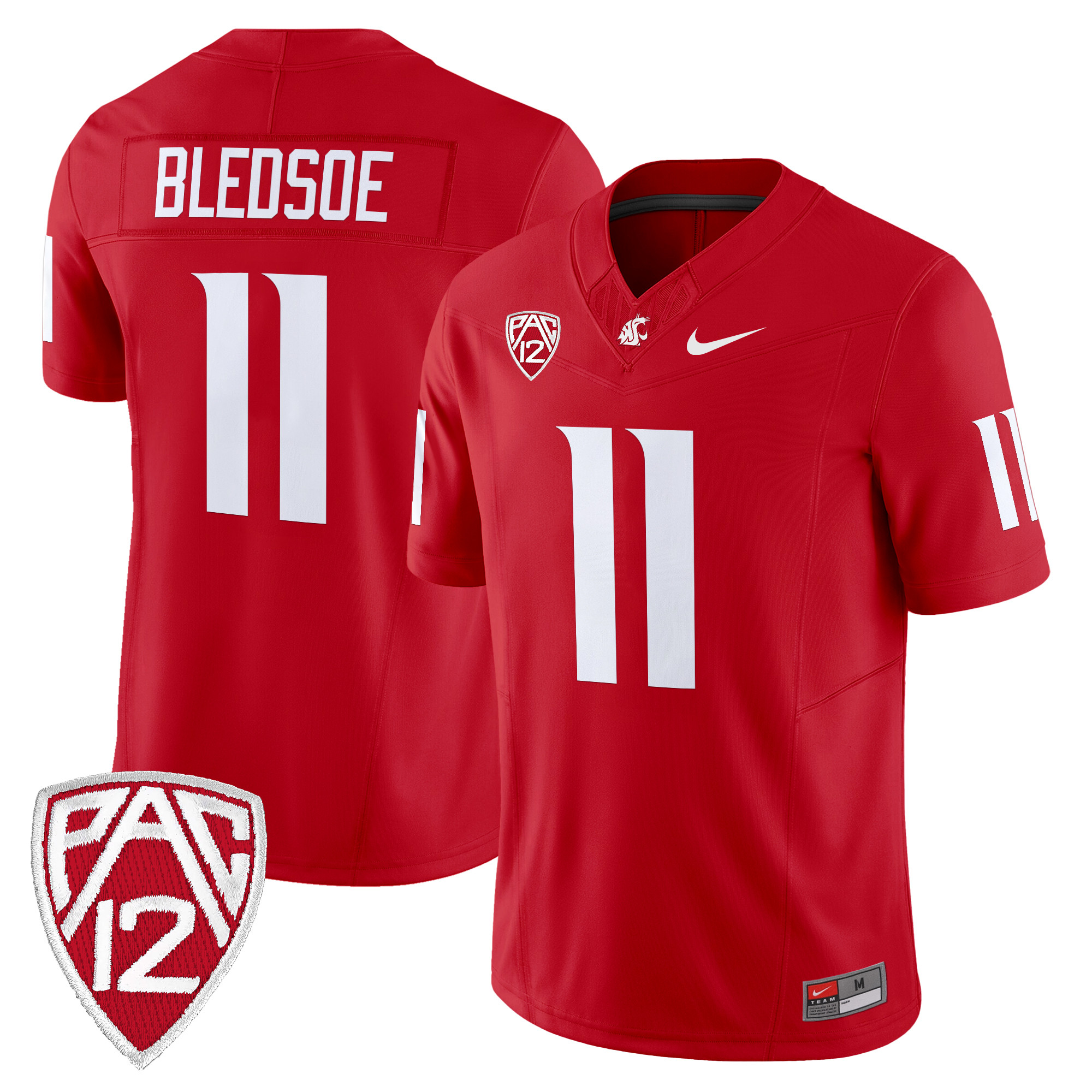 Men's Washington State Cougars 2024 Vapor Limited Jersey - All Stitched