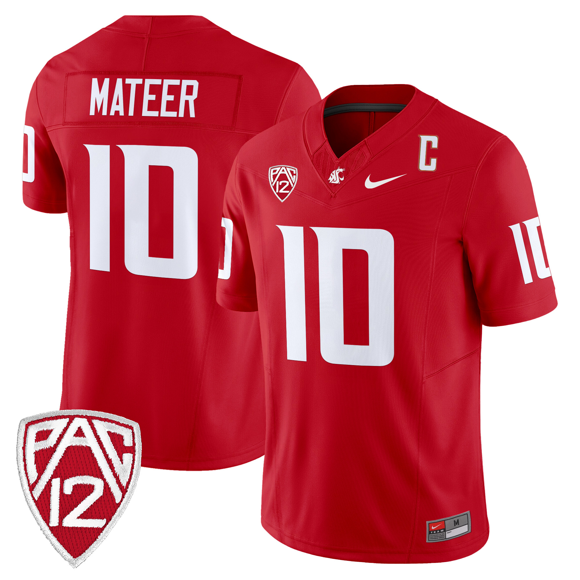 Men's Washington State Cougars 2024 Vapor Limited Jersey - All Stitched