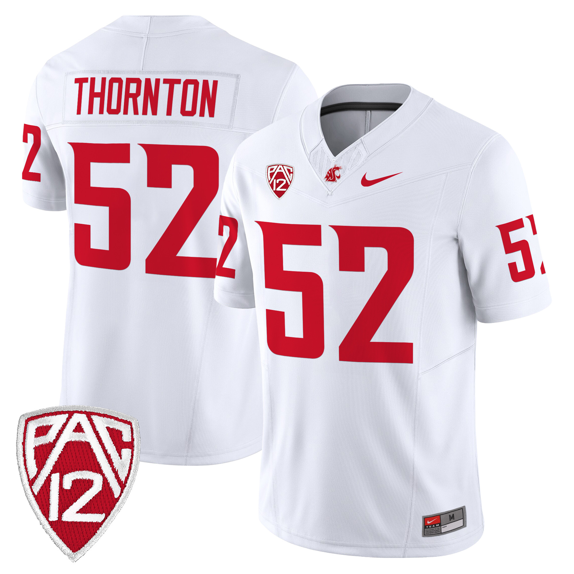 Men's Washington State Cougars 2024 Vapor Limited Jersey - All Stitched