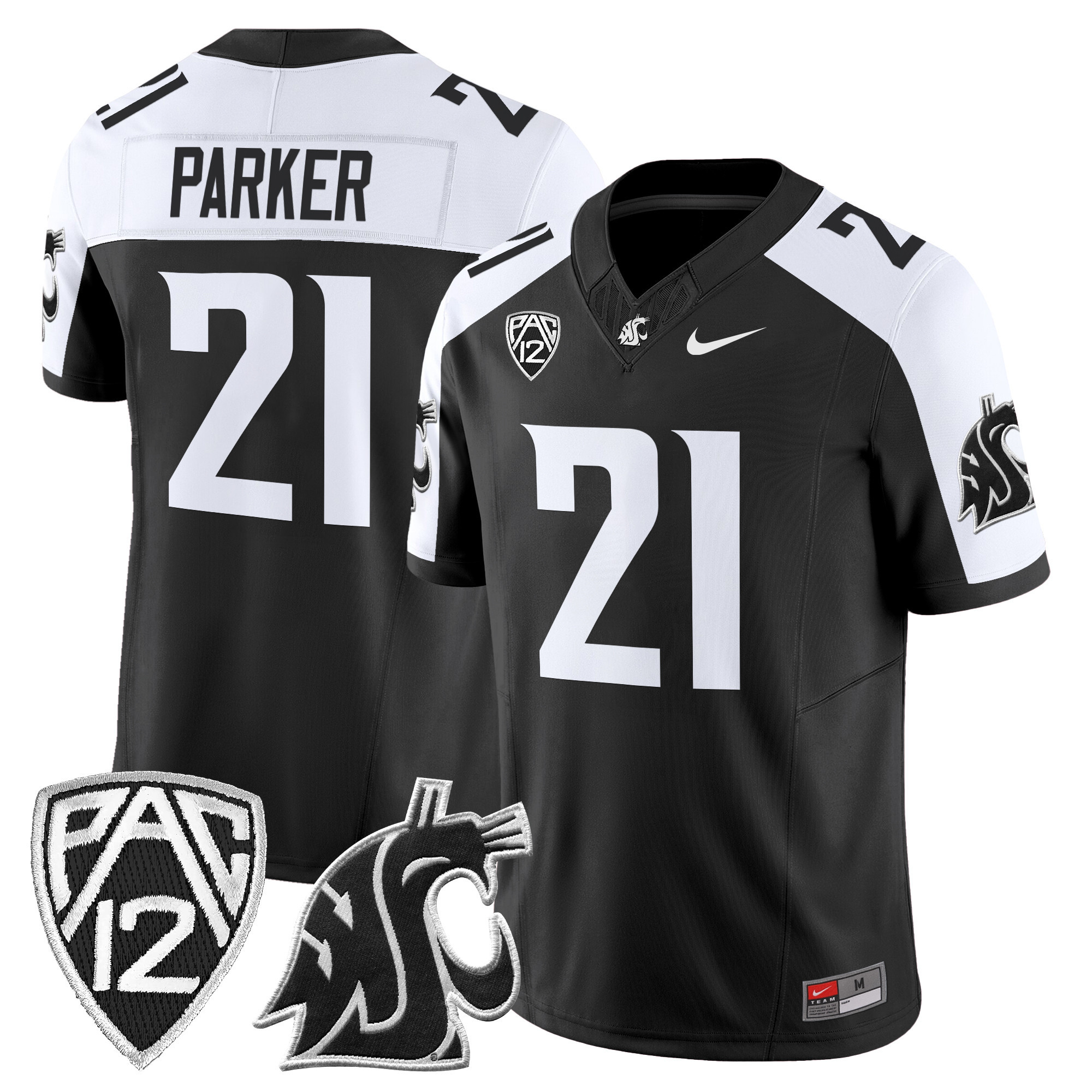 Men's Washington State Cougars 2024 Vapor Limited Jersey - All Stitched