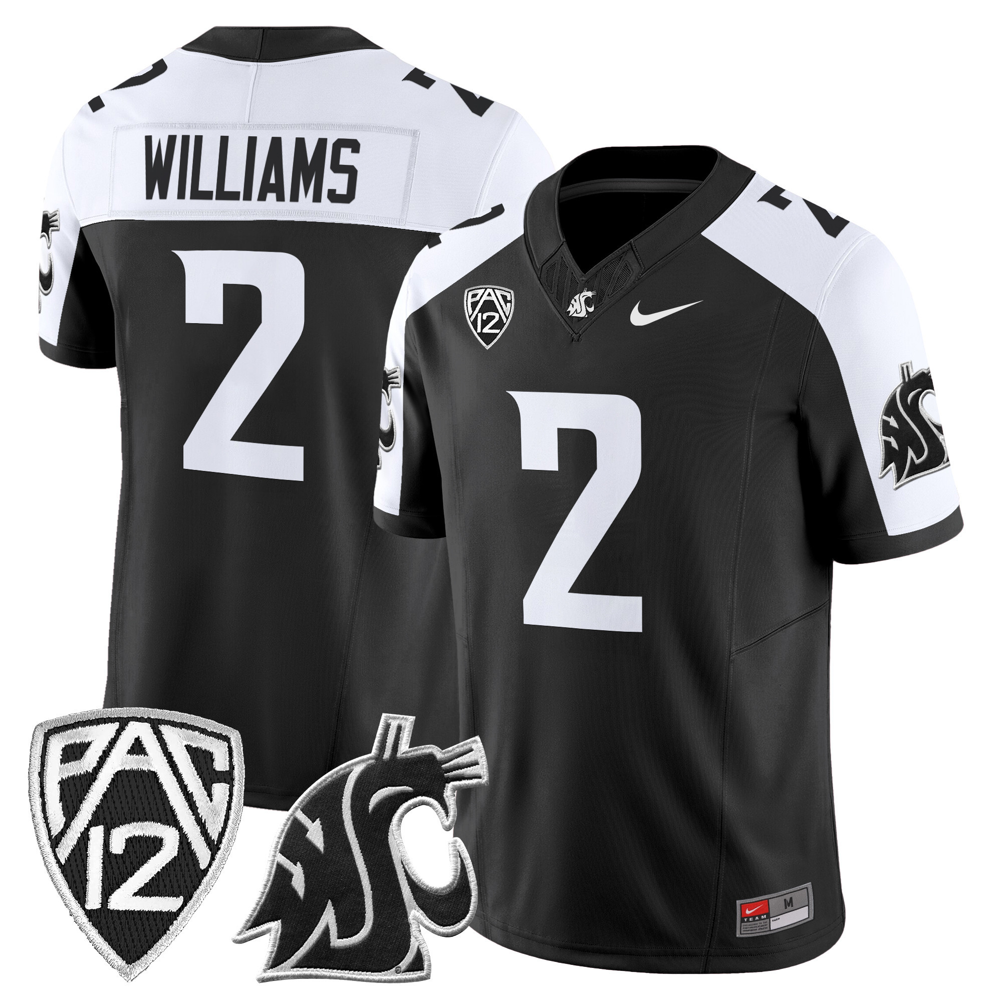 Men's Washington State Cougars 2024 Vapor Limited Jersey - All Stitched