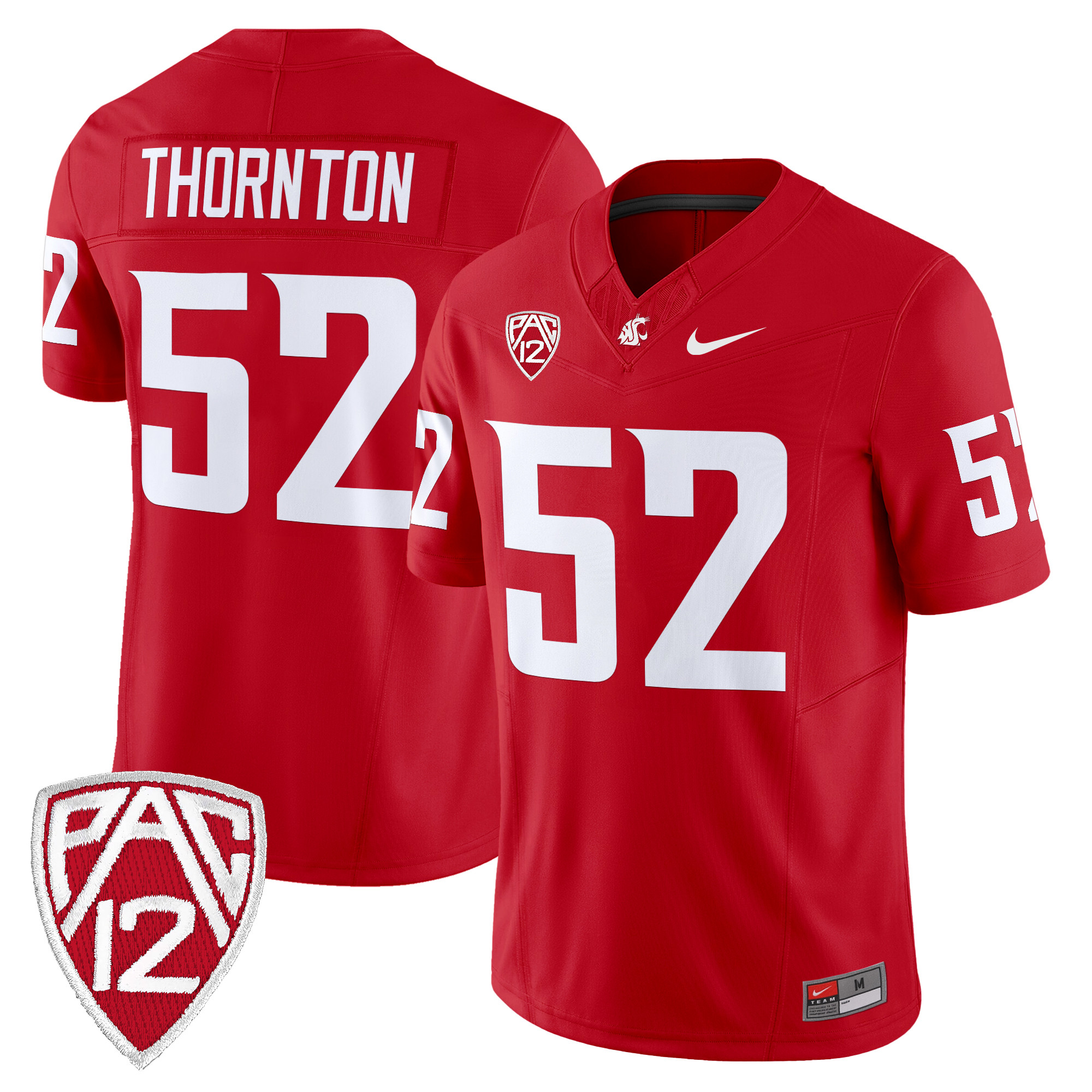 Men's Washington State Cougars 2024 Vapor Limited Jersey - All Stitched