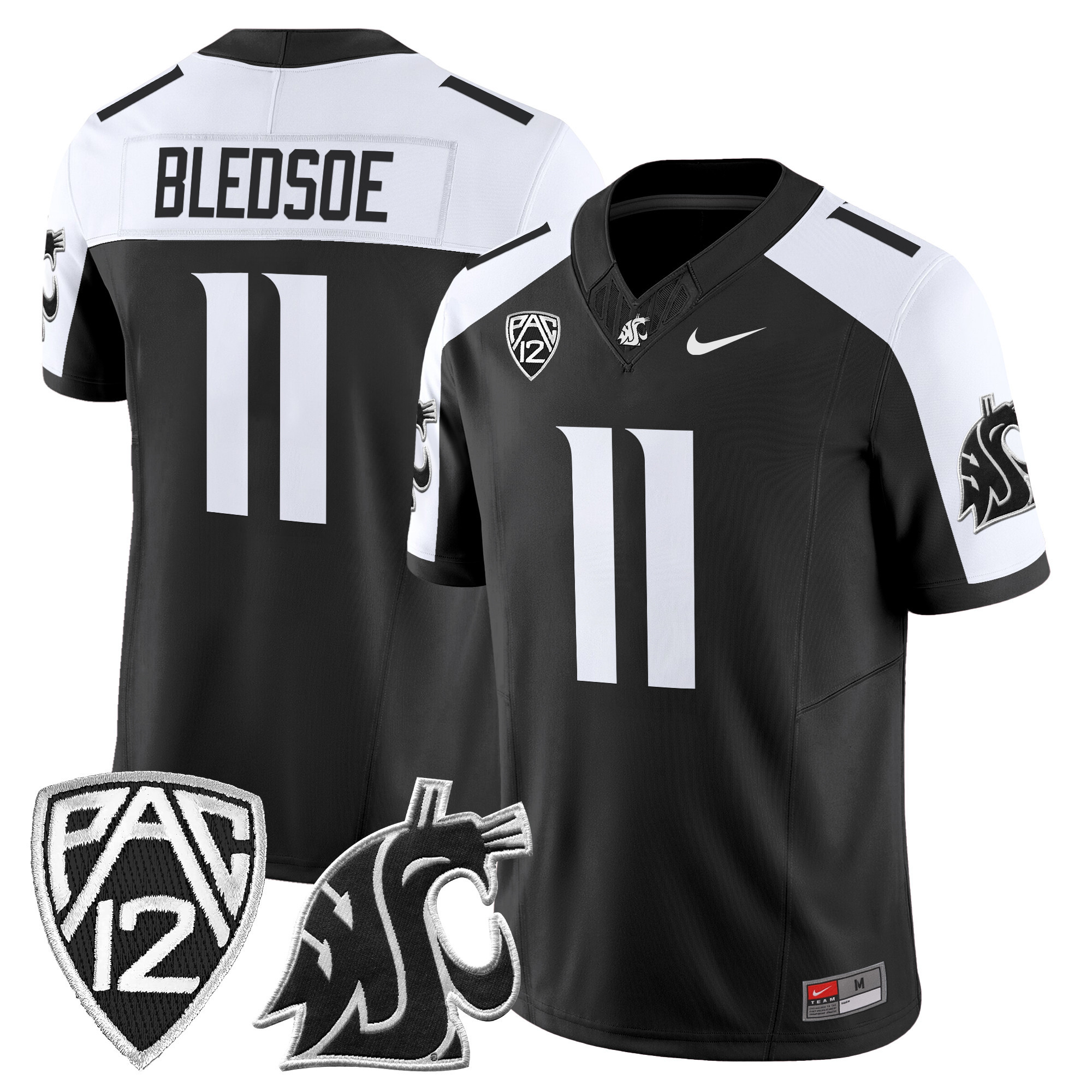 Men's Washington State Cougars 2024 Vapor Limited Jersey - All Stitched