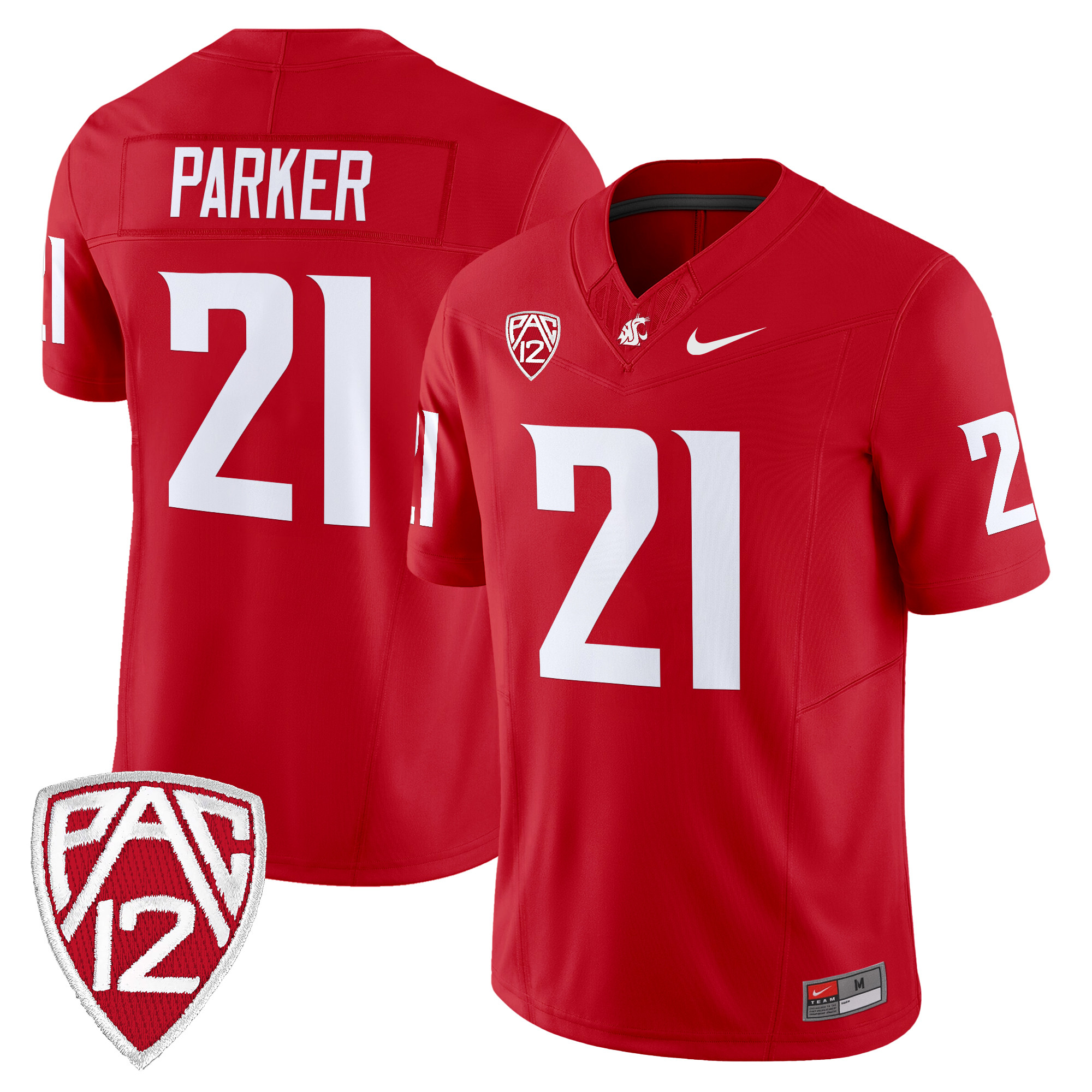 Men's Washington State Cougars 2024 Vapor Limited Jersey - All Stitched