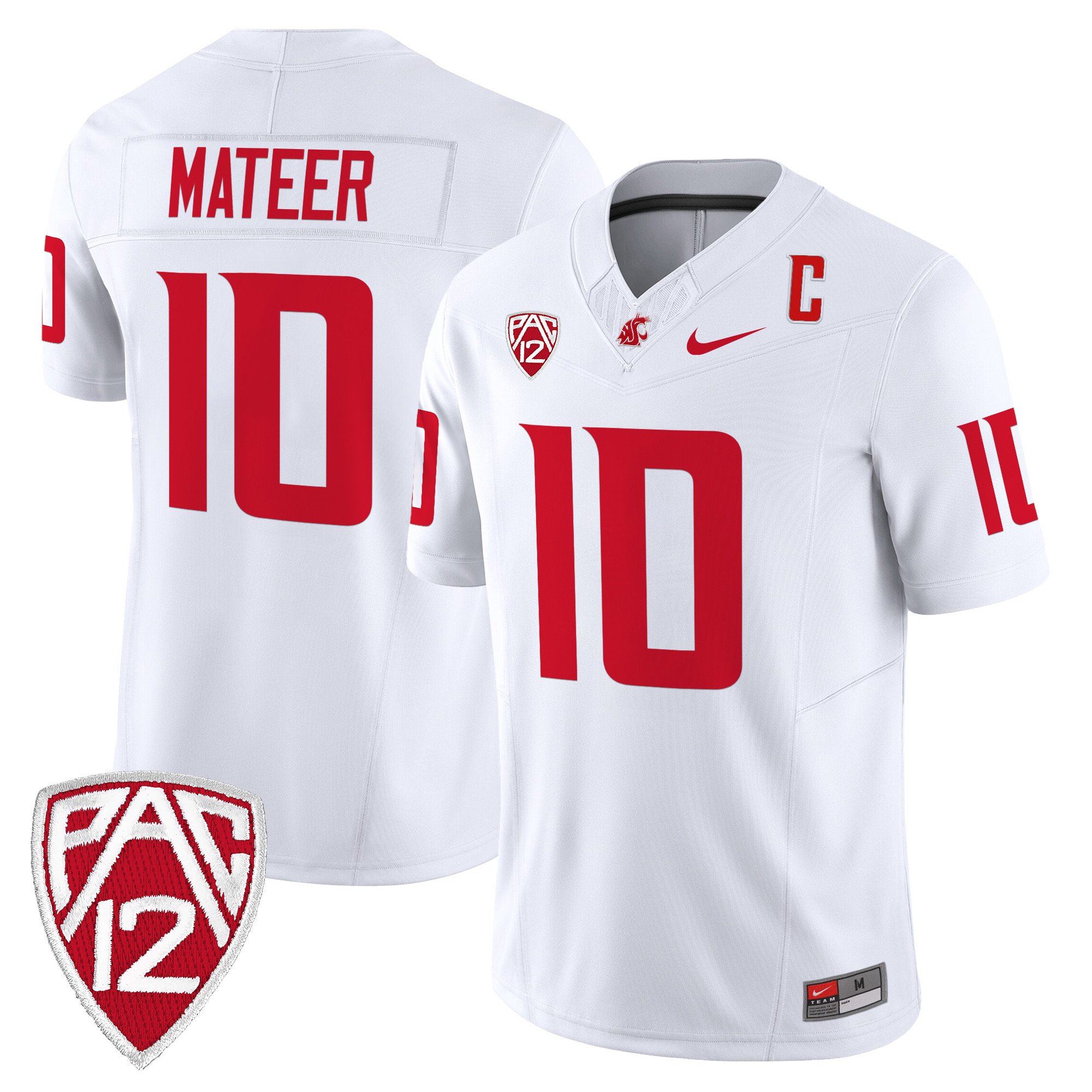 Men's Washington State Cougars 2024 Vapor Limited Jersey - All Stitched