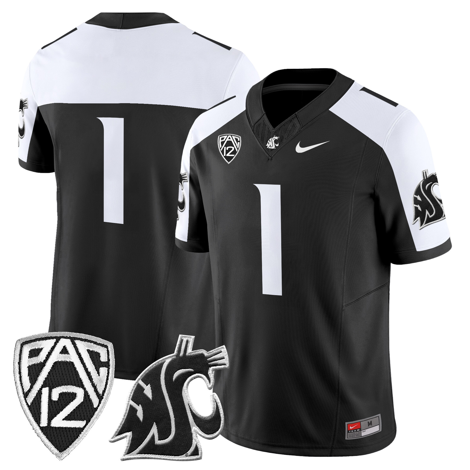 Men's Washington State Cougars 2024 Vapor Limited Jersey - All Stitched