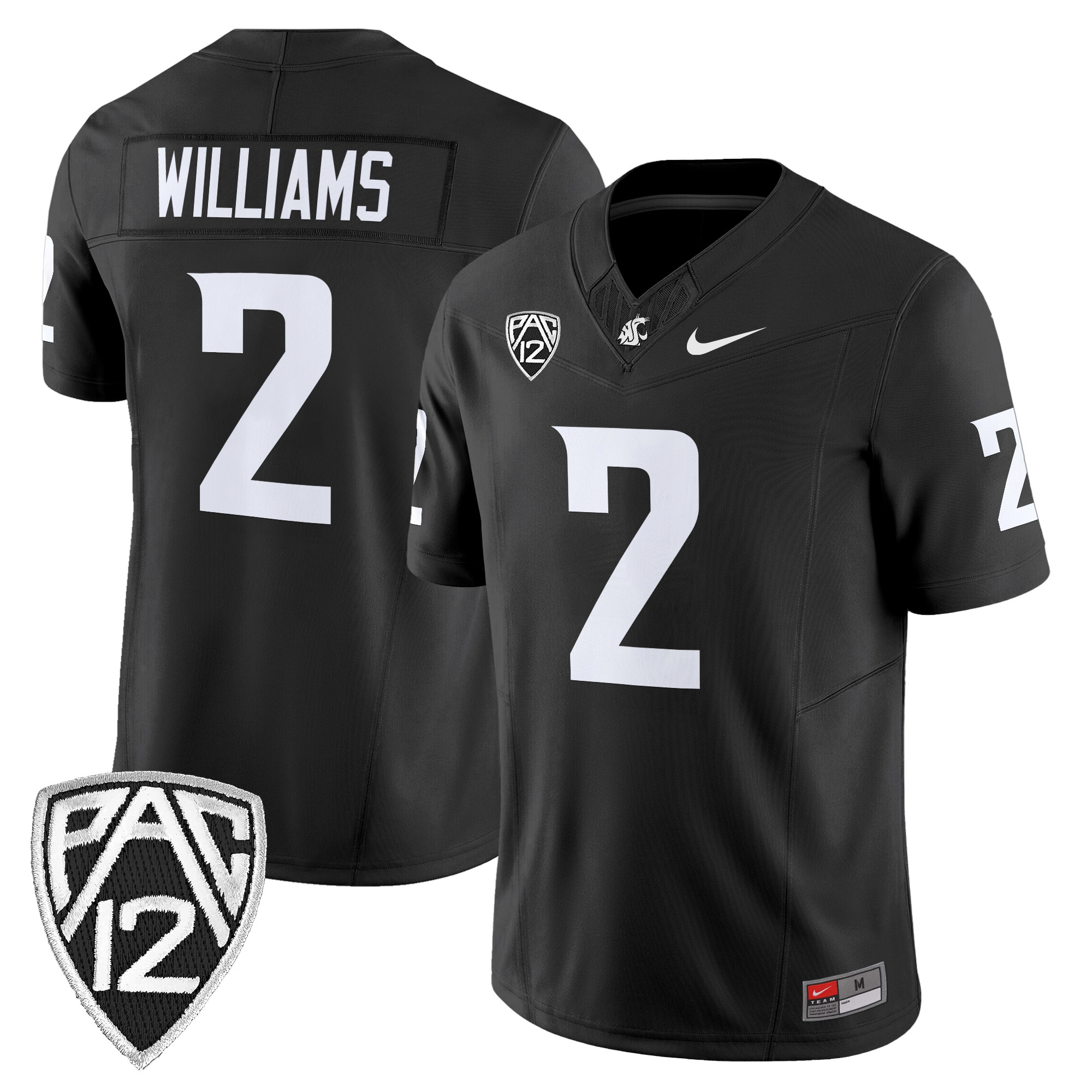 Men's Washington State Cougars 2024 Vapor Limited Jersey - All Stitched