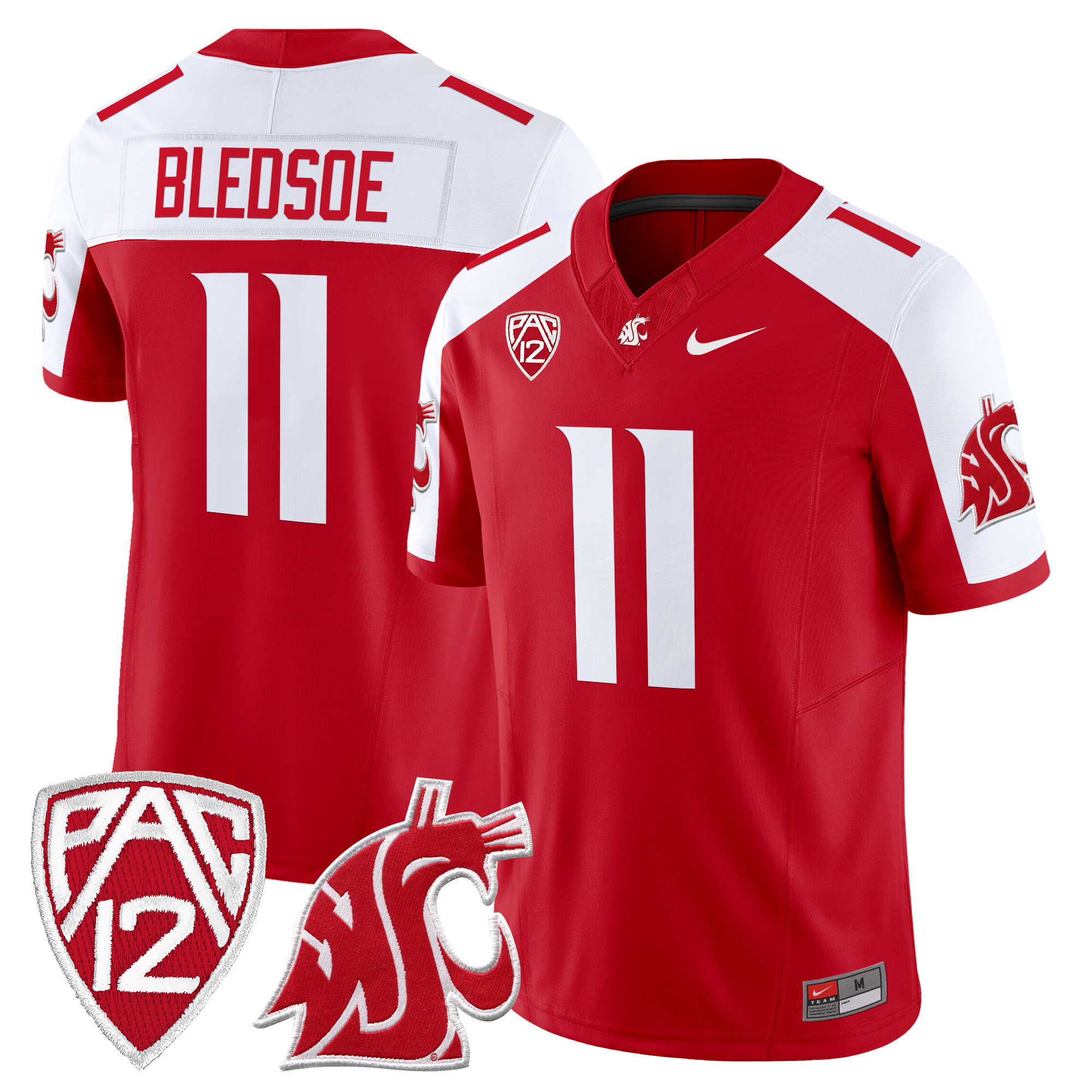 Men's Washington State Cougars 2024 Vapor Limited Jersey - All Stitched