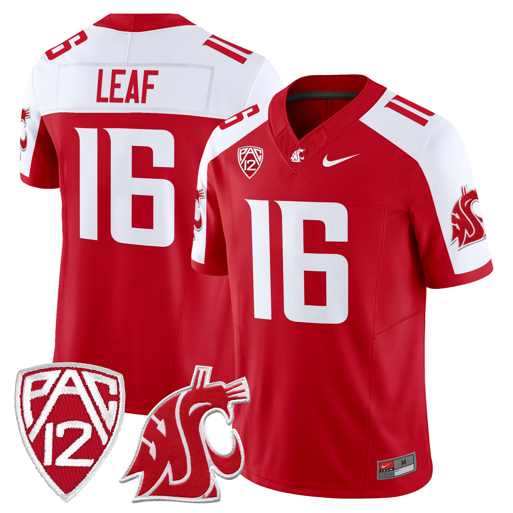 Men's Washington State Cougars 2024 Vapor Limited Jersey - All Stitched
