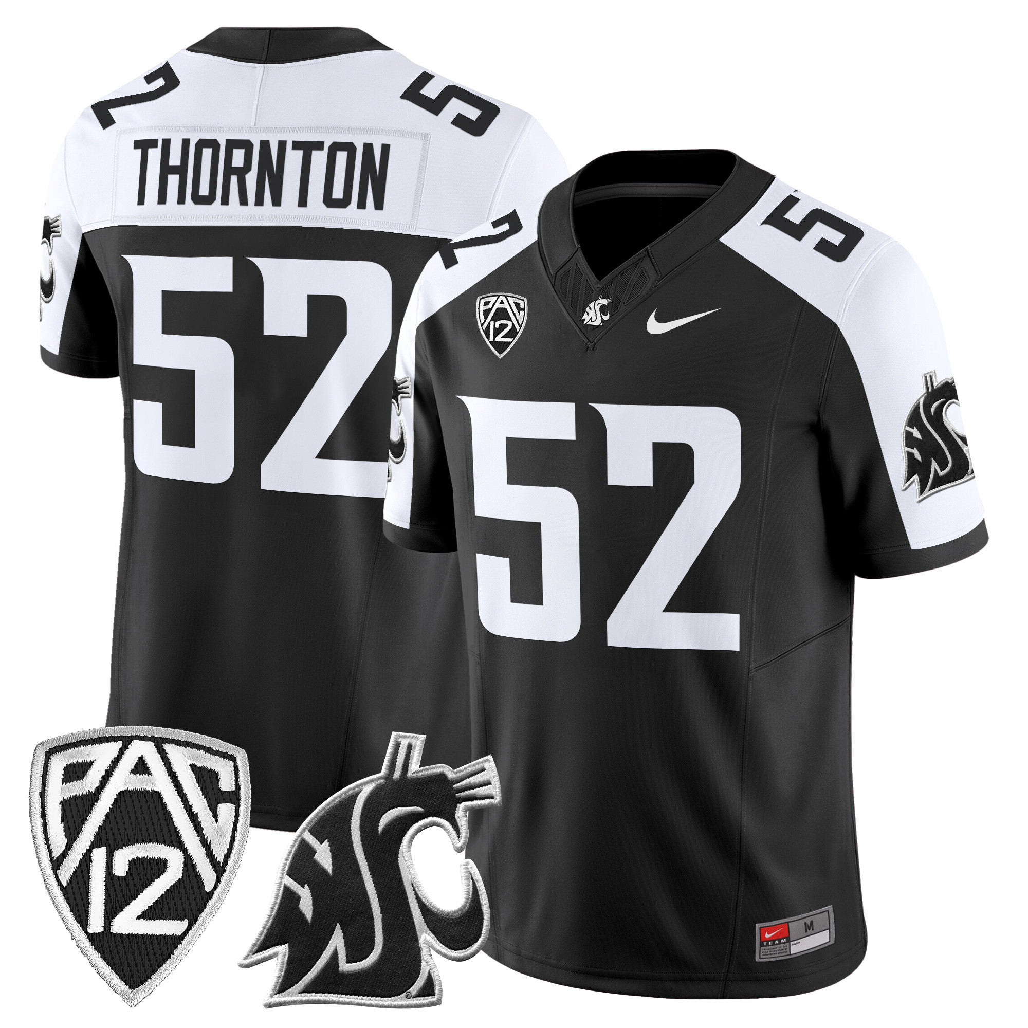 Men's Washington State Cougars 2024 Vapor Limited Jersey - All Stitched