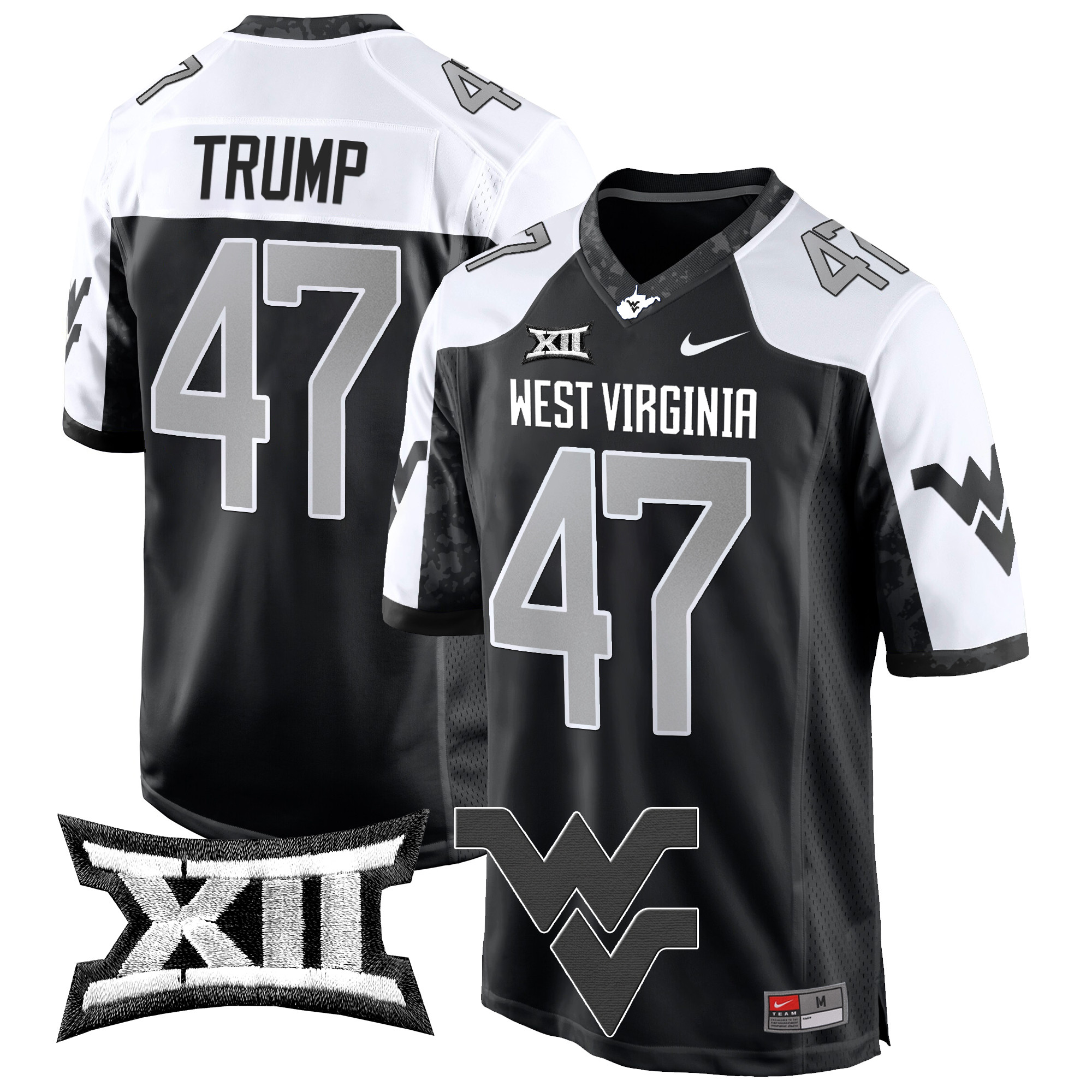Men's West Virginia Mountaineers 2024 Game Jersey - All Stitched