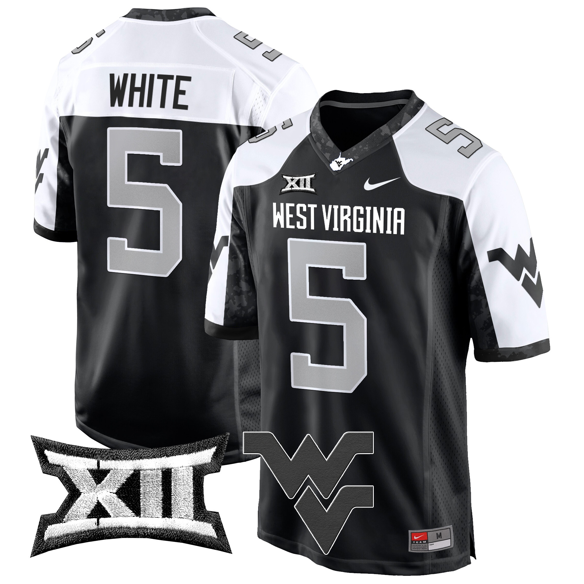 Men's West Virginia Mountaineers 2024 Game Jersey - All Stitched