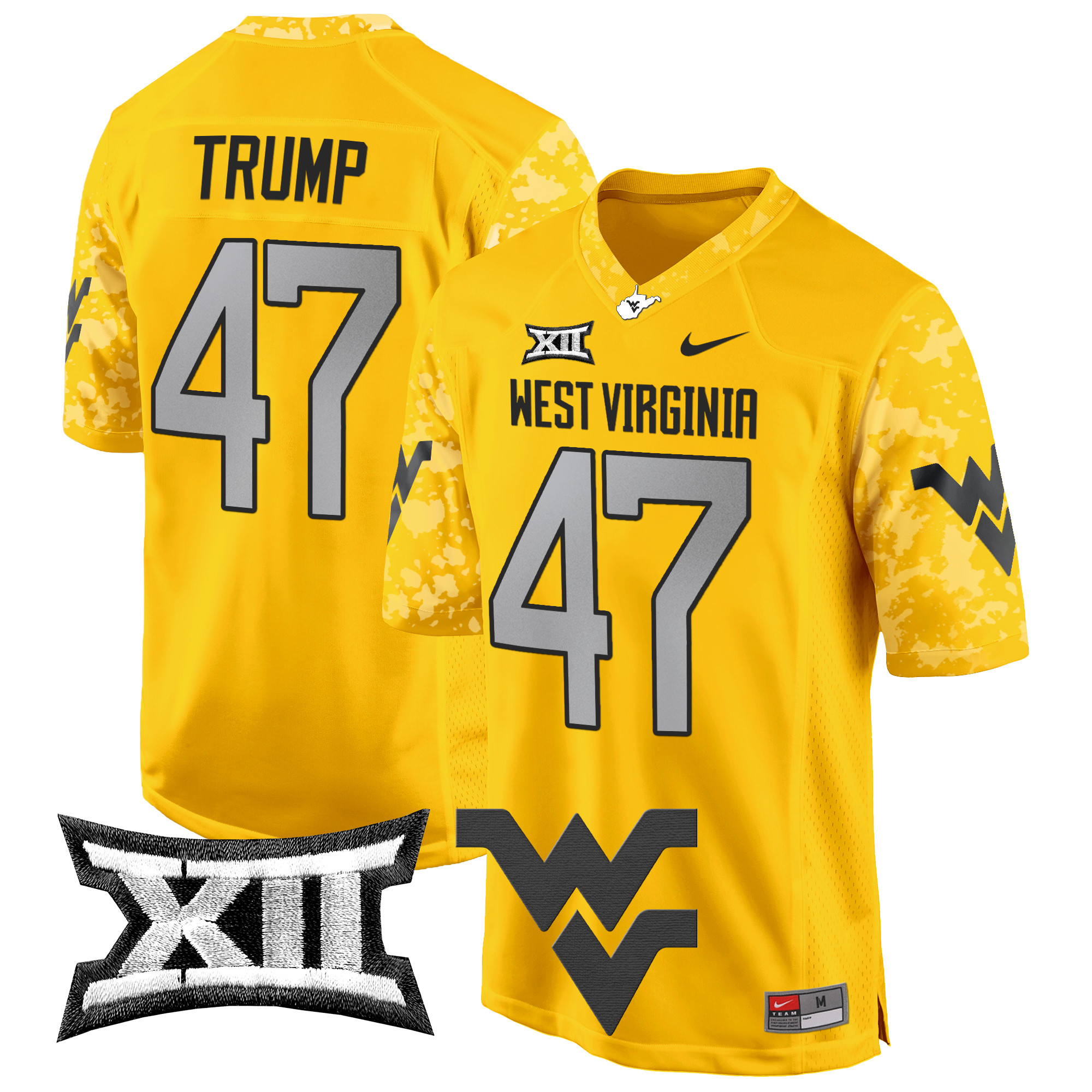 Men's West Virginia Mountaineers 2024 Game Jersey - All Stitched