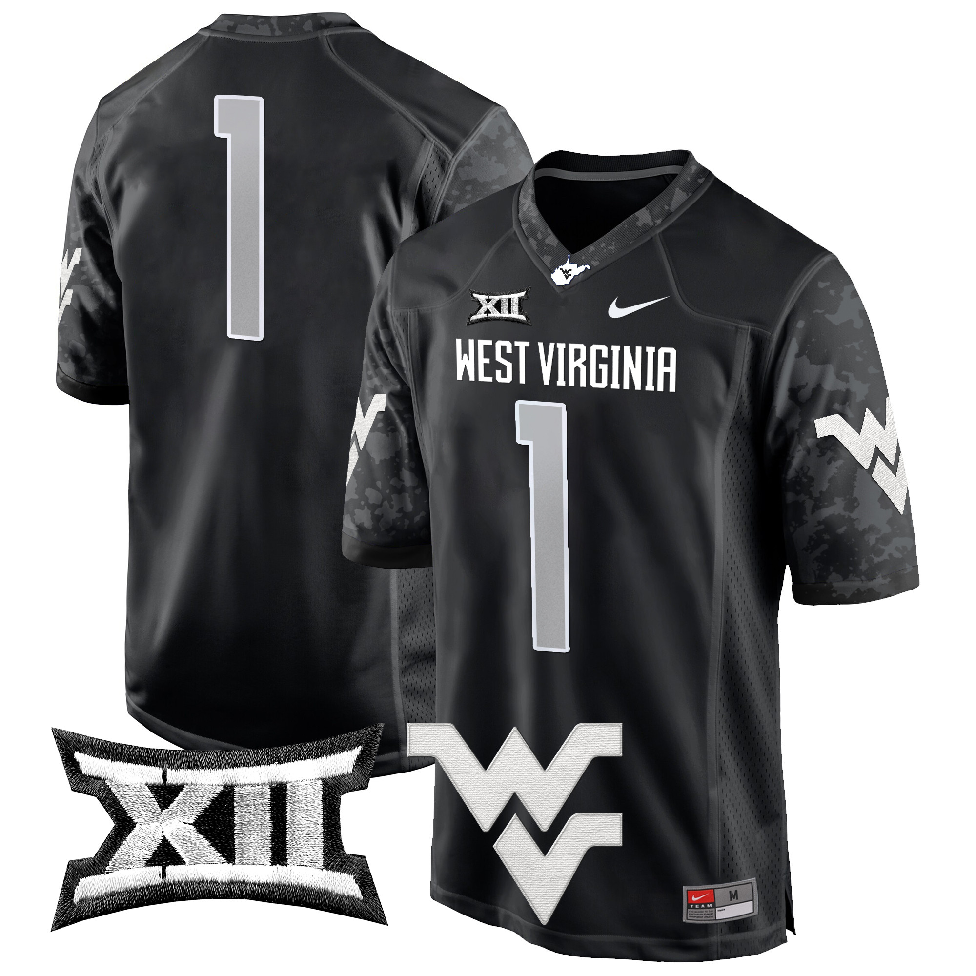 Men's West Virginia Mountaineers 2024 Game Jersey - All Stitched