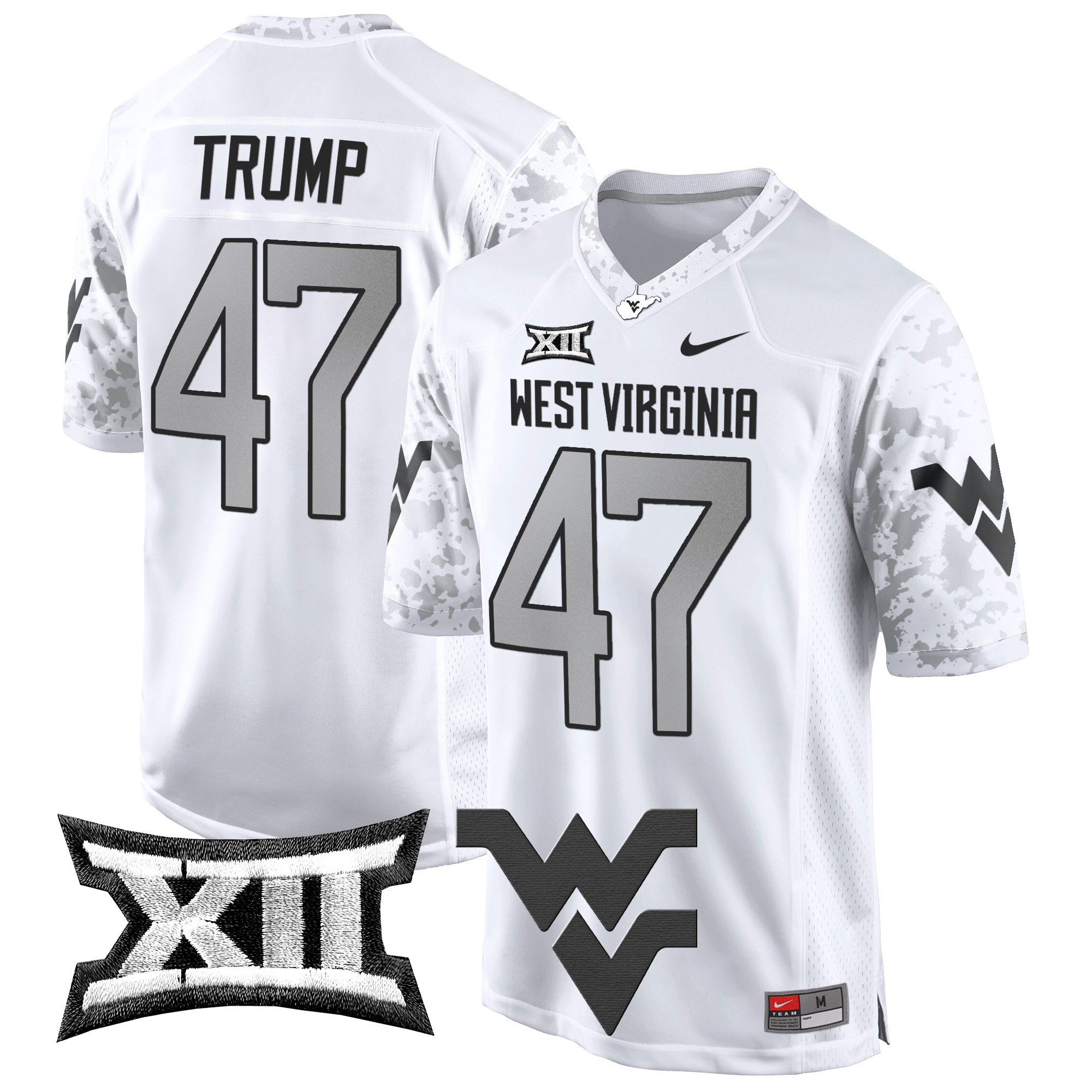 Men's West Virginia Mountaineers 2024 Game Jersey - All Stitched