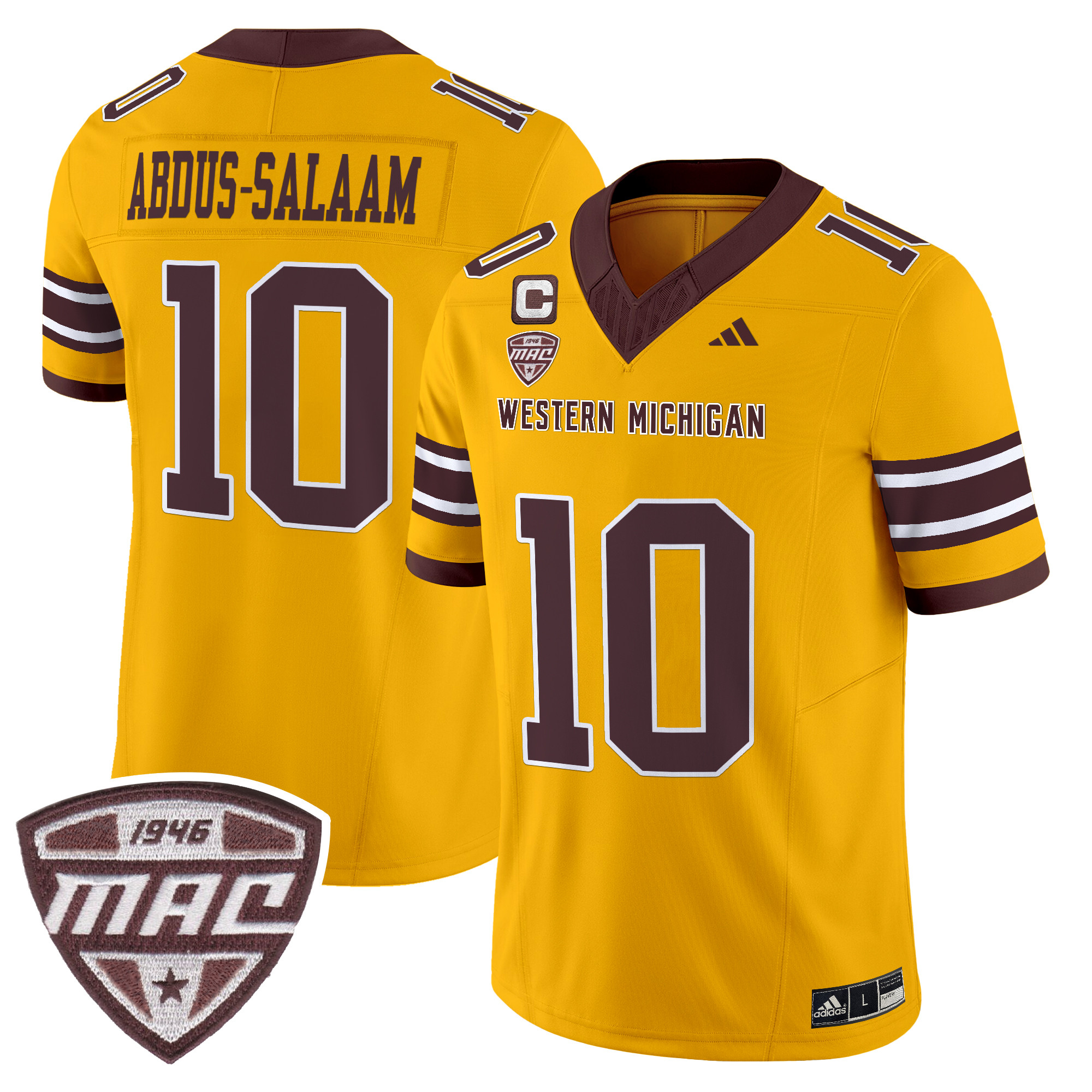Men’s Western Michigan Broncos 2024 Vapor Limited Jersey - All stitched