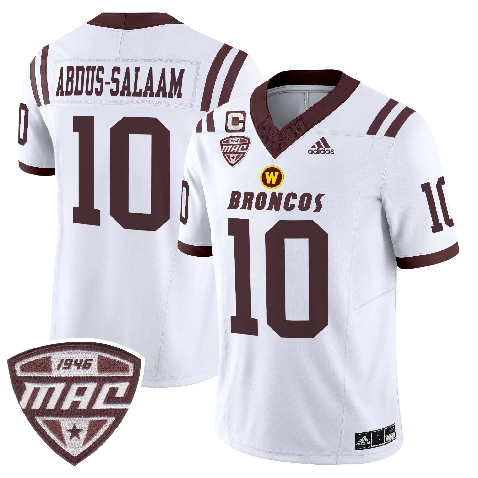 Men’s Western Michigan Broncos 2024 Vapor Limited Jersey - All stitched